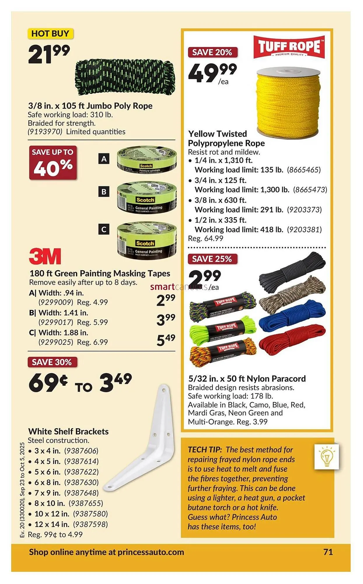 Princess Auto flyer from September 18 to September 24 2025 - flyer page 77