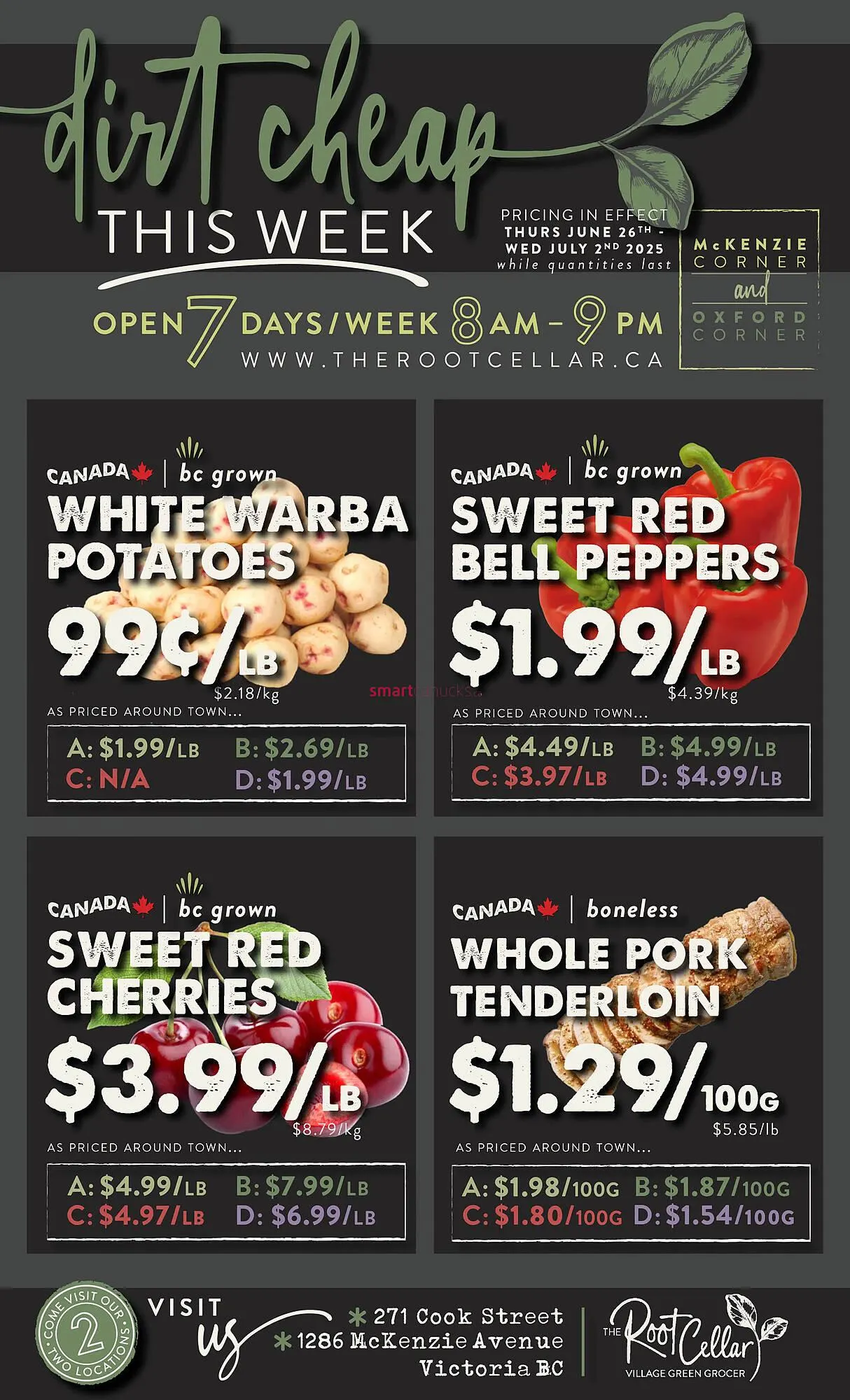 The Root Cellar flyer - 1