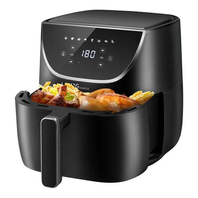Multifunctional Digital Air Fryer, 5.7L Capacity with Precision Control Panel - LIVINGbasics®