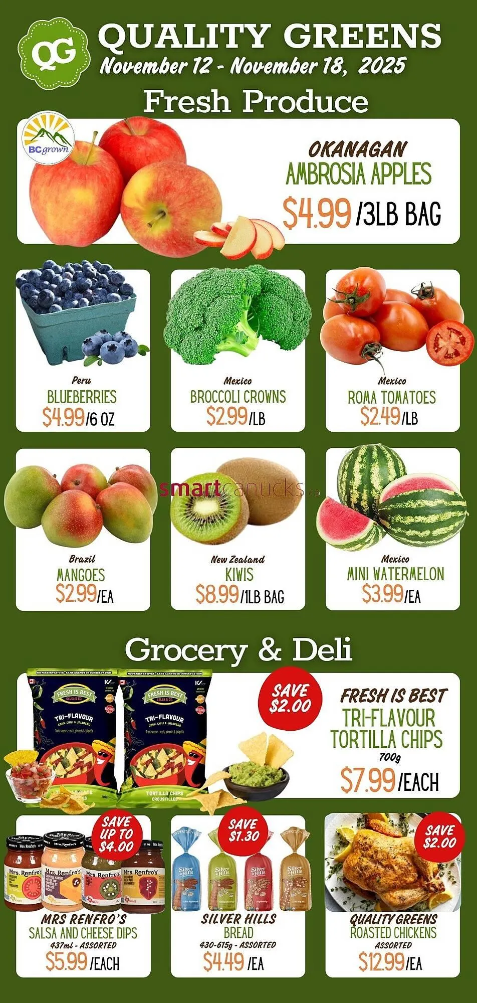 Quality Greens flyer from November 13 to December 10 2025 - flyer page 1