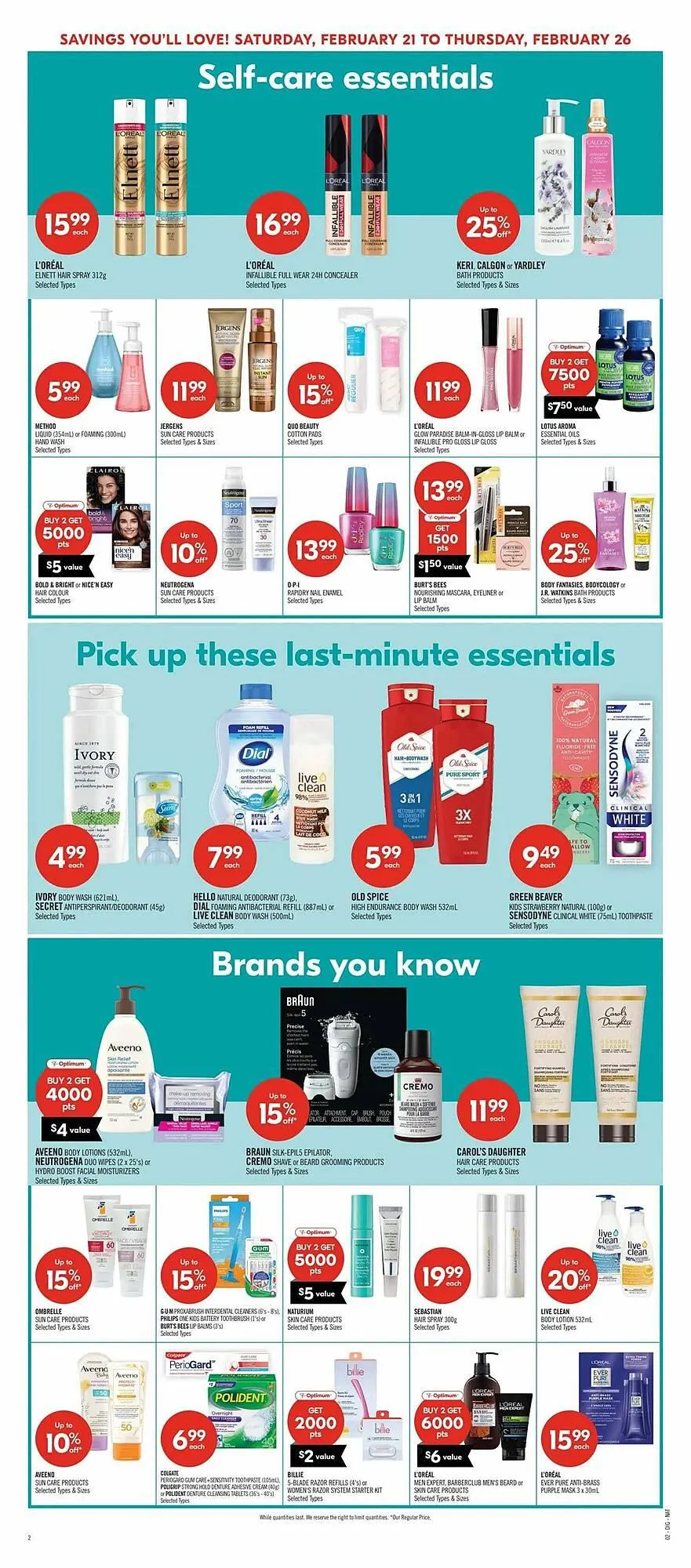 Shoppers Drug Mart flyer from February 19 to February 26 2026 - flyer page 17