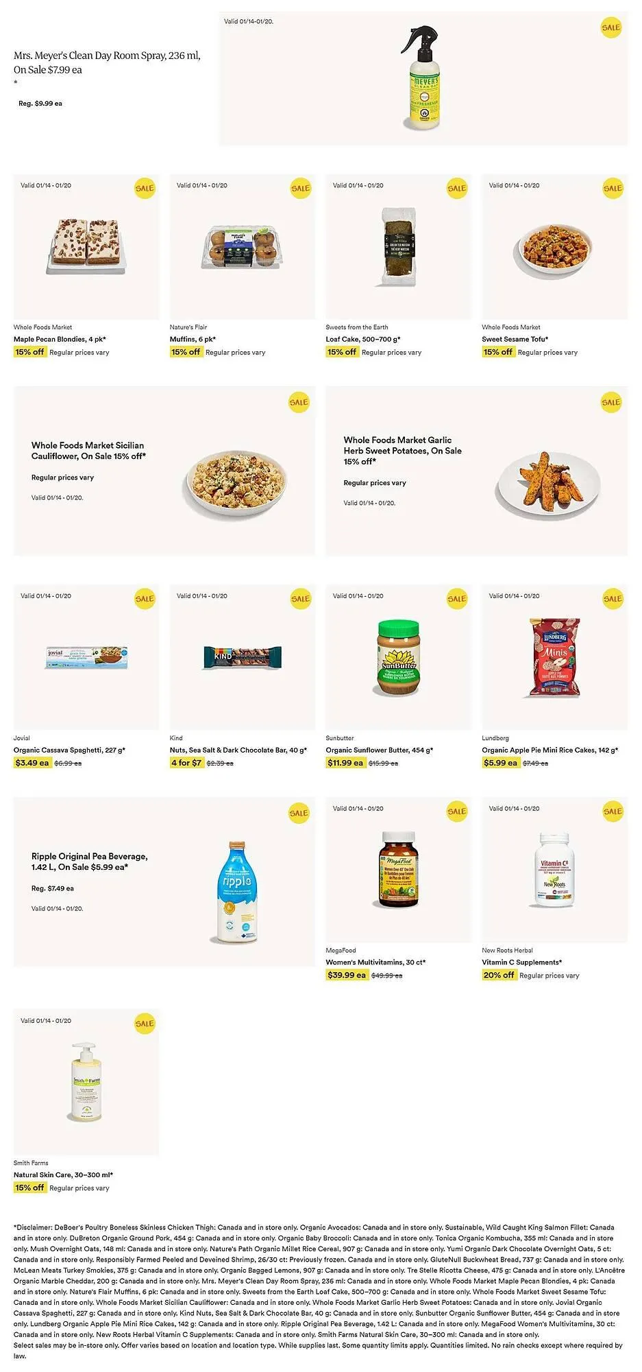 Whole Foods Market flyer from January 15 to January 22 2026 - flyer page 2