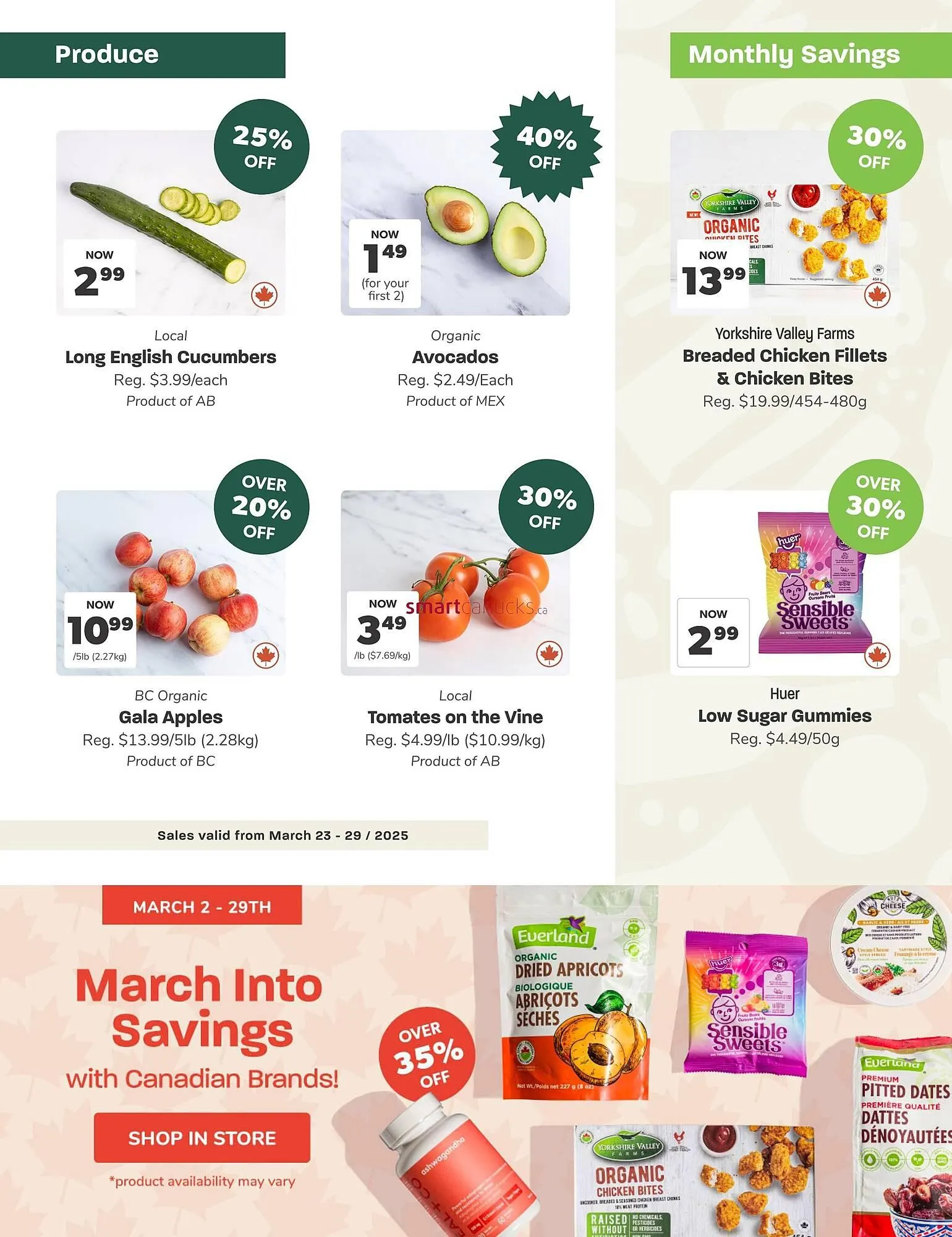 Blush Lane Organics flyer from March 23 to March 29 2025 - flyer page 2