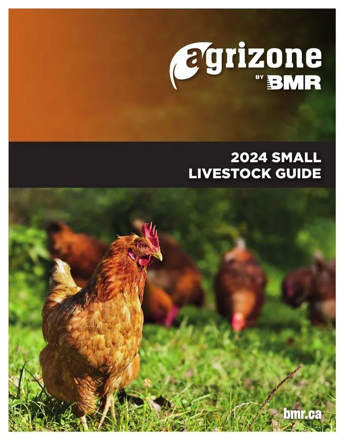 2024 Small Livestock Guide from April 25 to December 31 2024 - flyer page 1