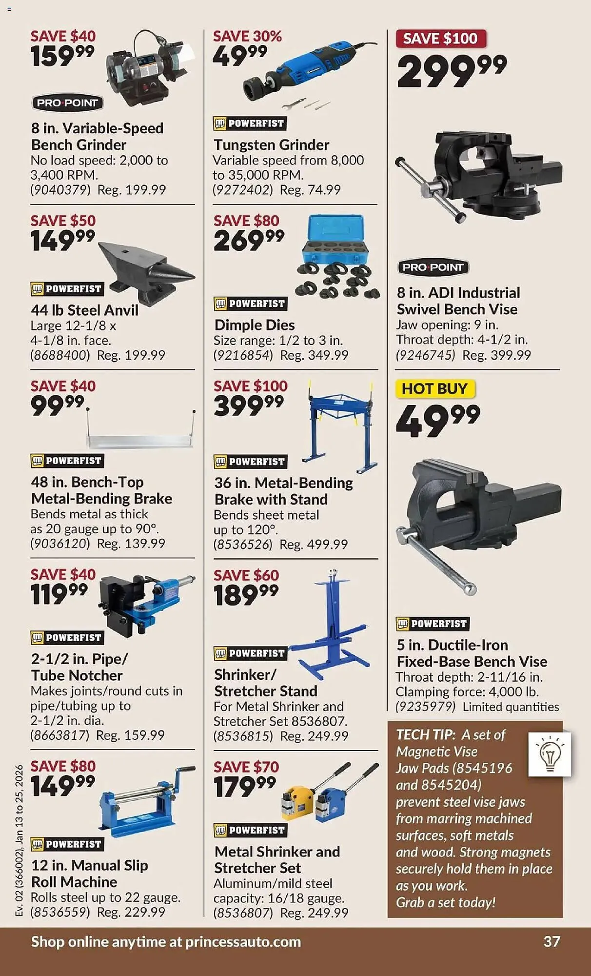 Princess Auto flyer from January 13 to January 25 2026 - flyer page 43