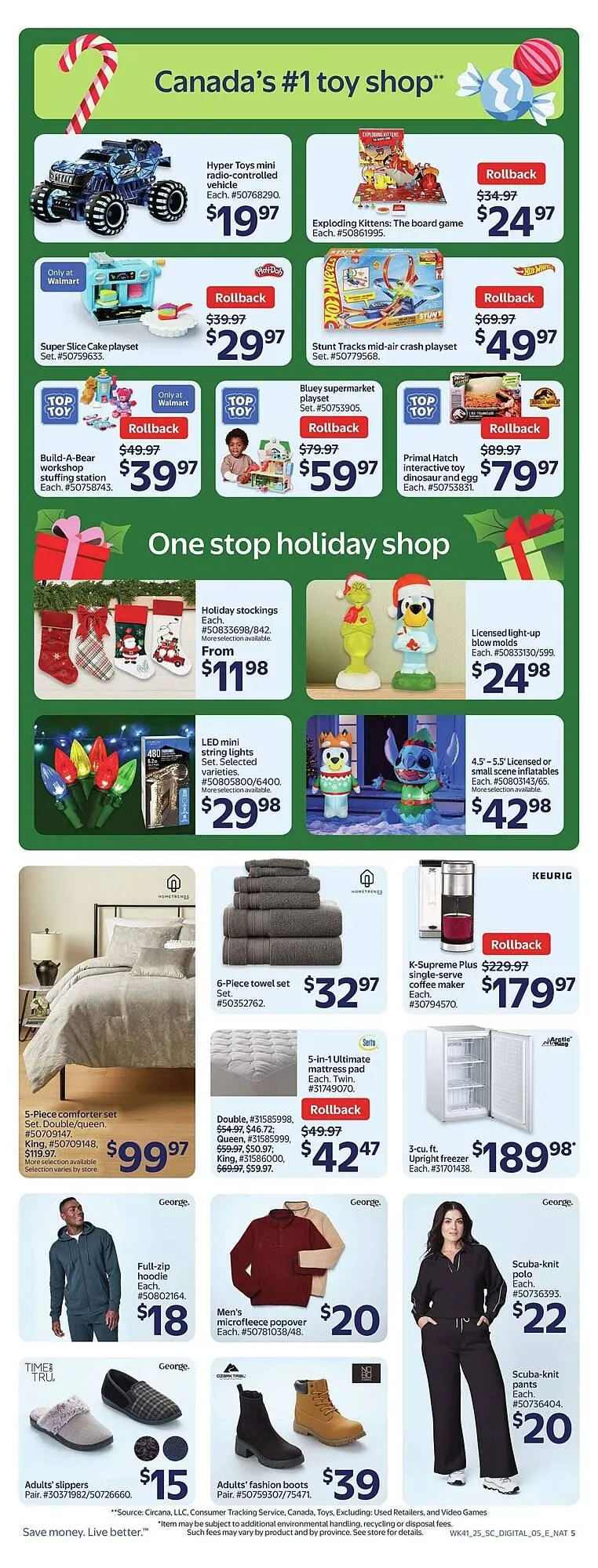 Walmart flyer from November 6 to November 13 2025 - flyer page 6