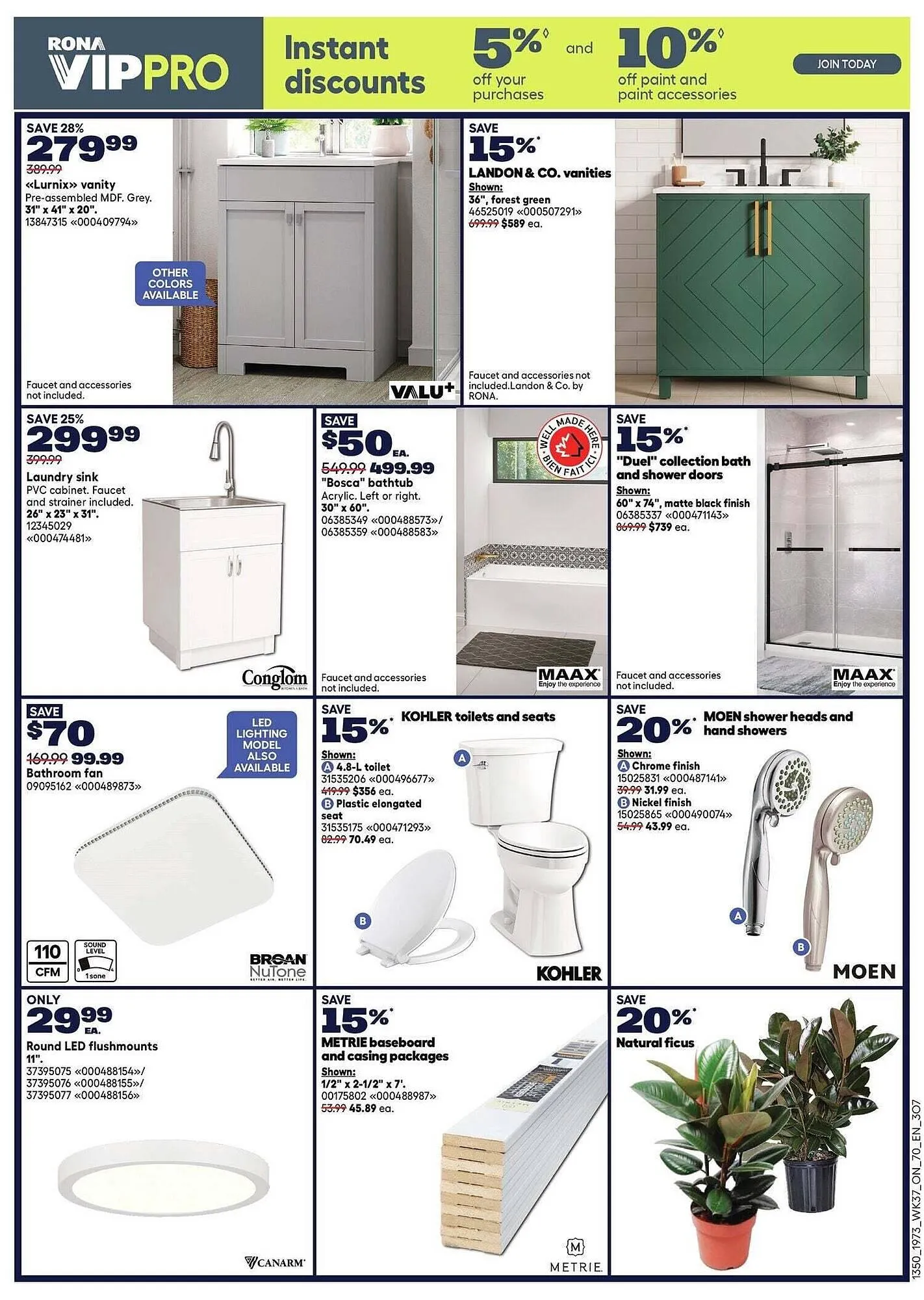 RONA flyer from October 9 to October 23 2025 - flyer page 3