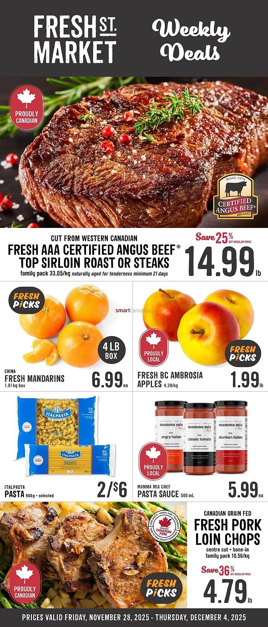 Fresh St Market flyer - 1