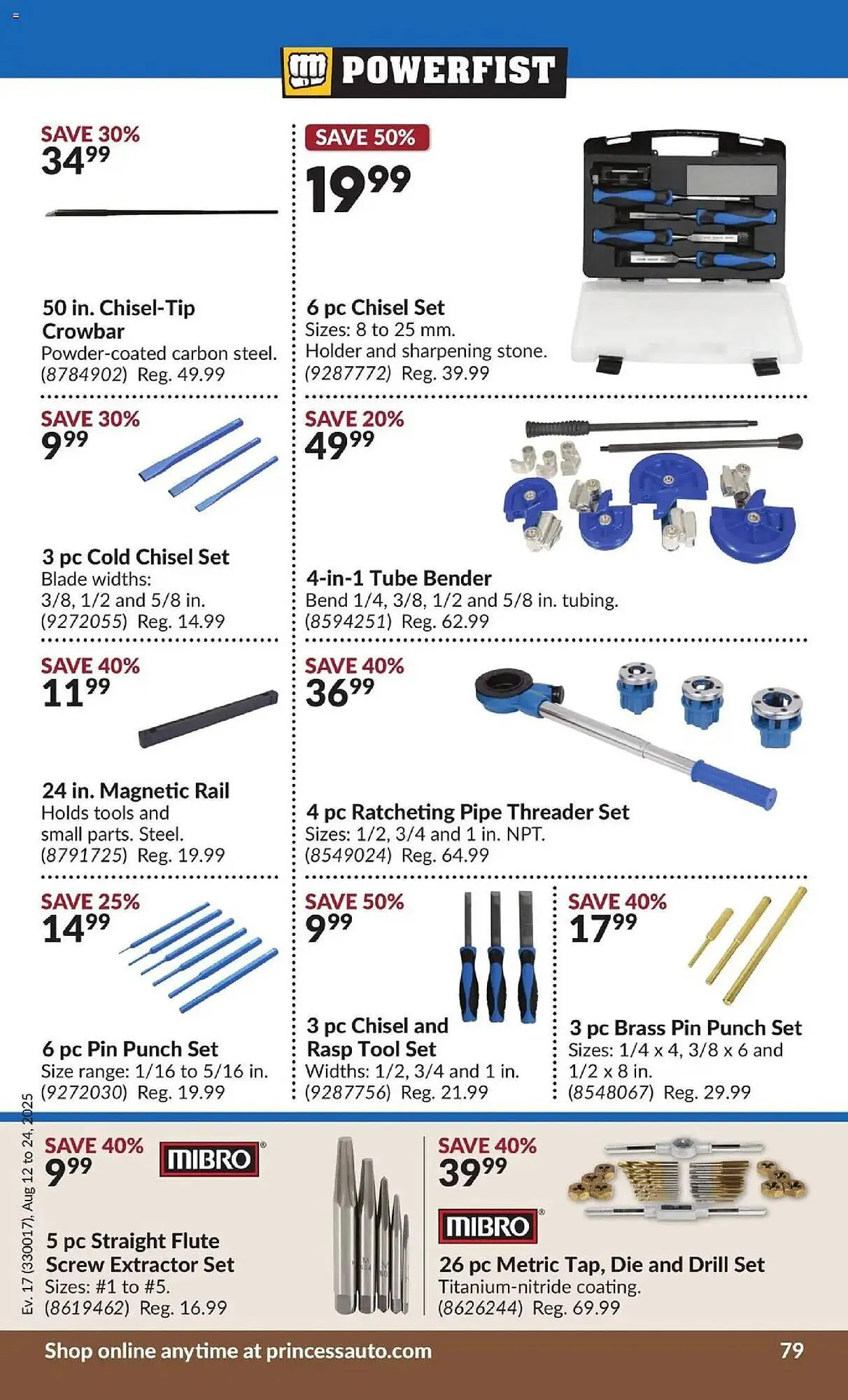 Princess Auto flyer from August 12 to August 25 2025 - flyer page 83