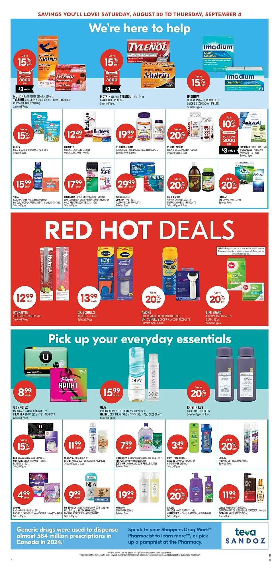 Shoppers Drug Mart flyer from August 30 to September 4 2025 - flyer page 4