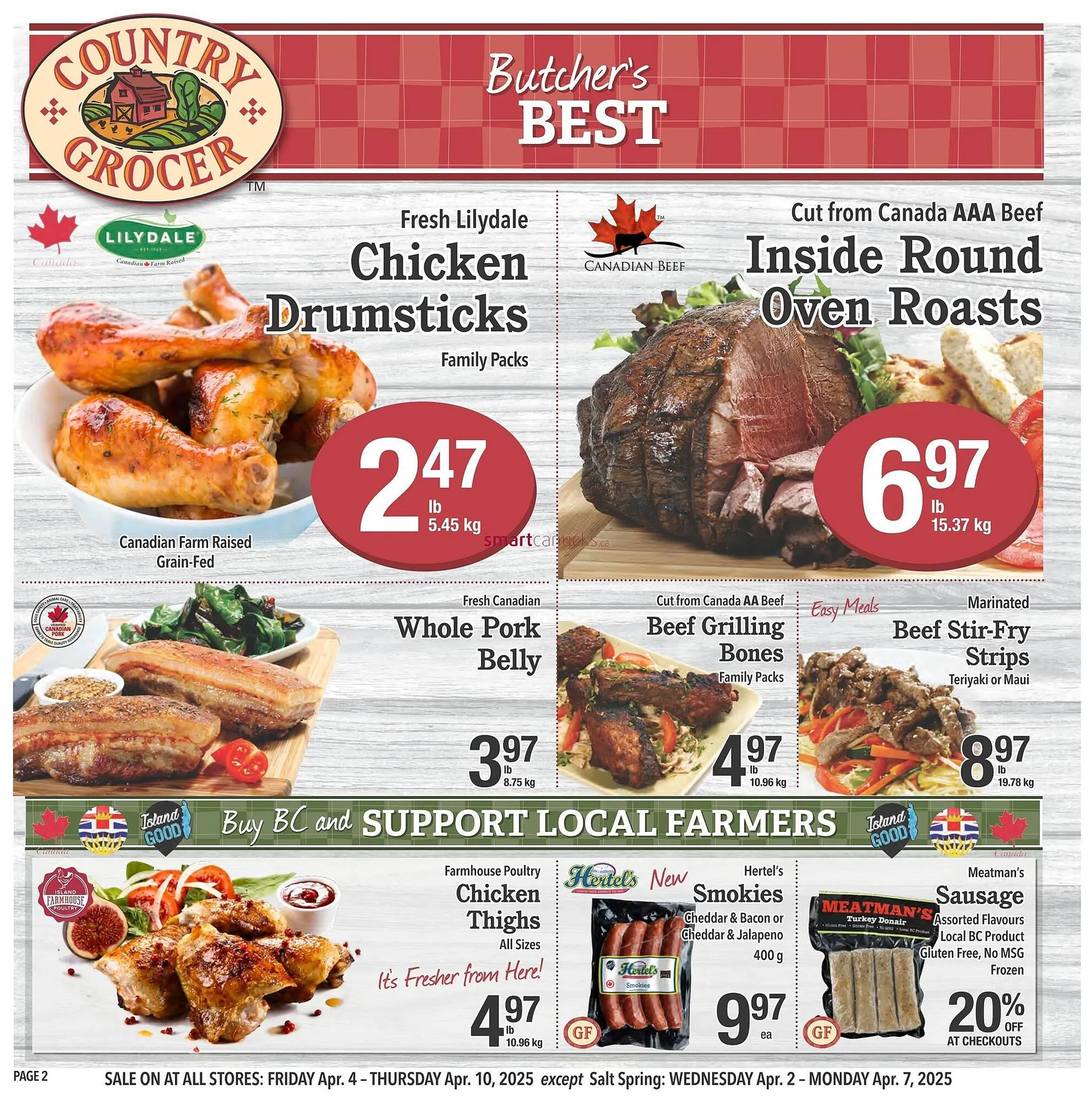 Country Grocer flyer from April 3 to April 9 2025 - flyer page 2