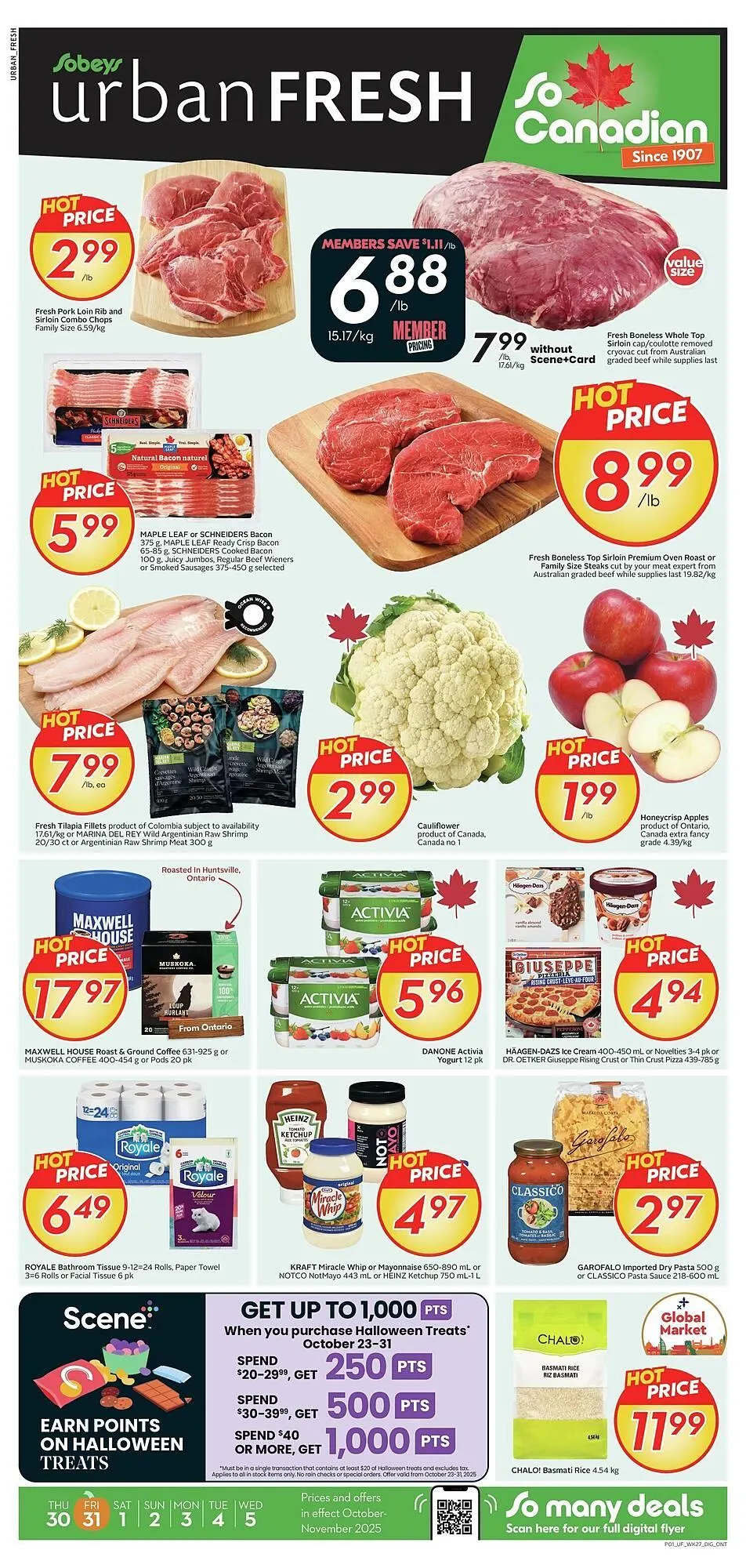 Sobeys flyer from October 31 to November 7 2025 - flyer page 1