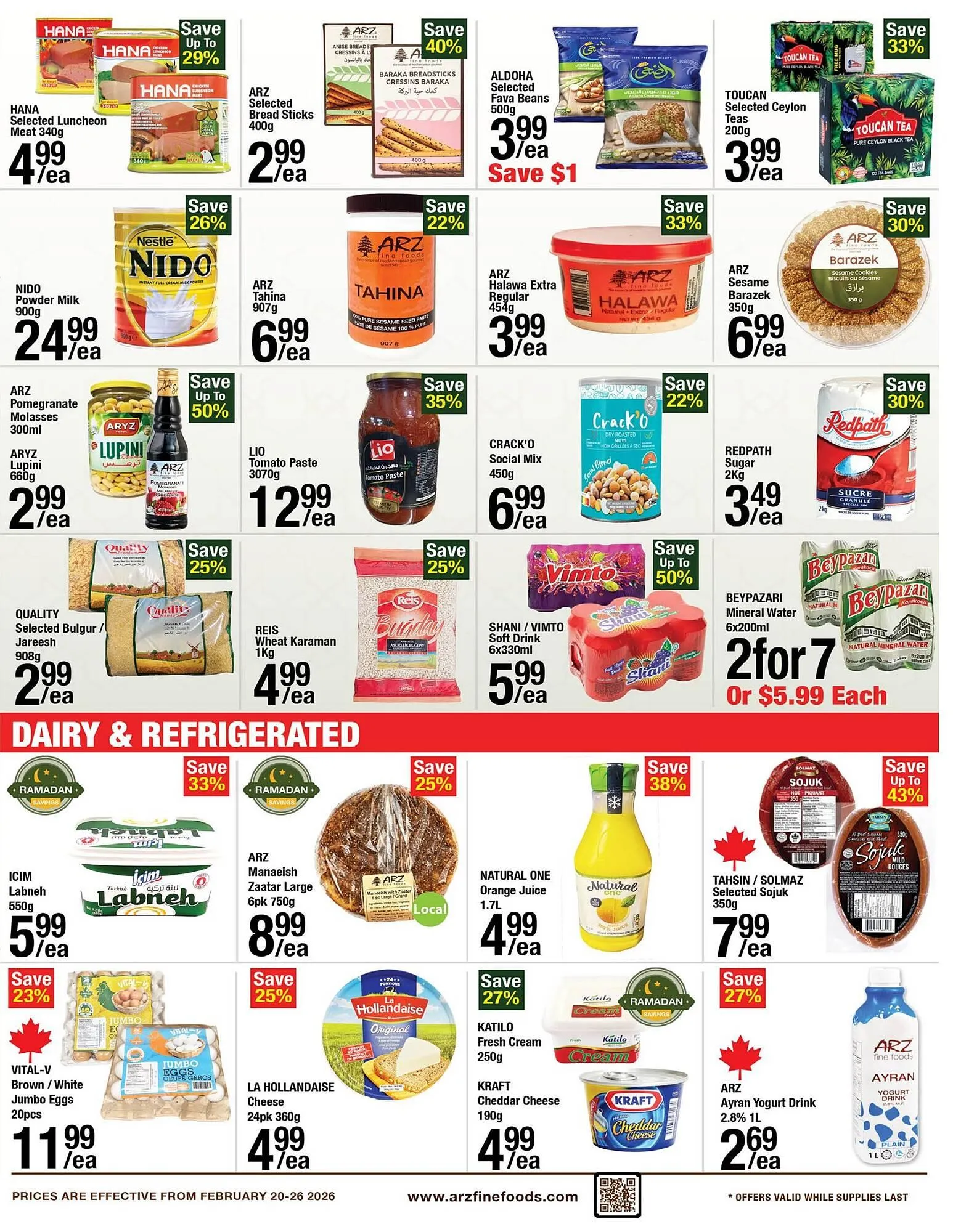 Arz Fine Foods flyer from February 20 to February 26 2026 - flyer page 5