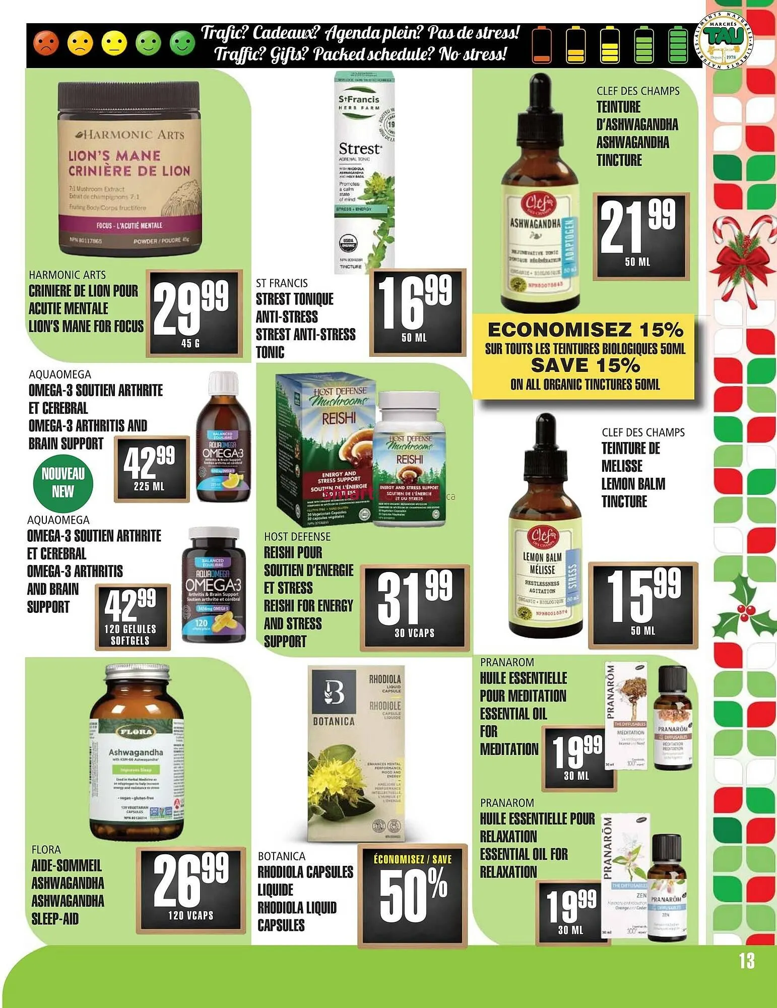 Marches Tau flyer from November 3 to November 12 2025 - flyer page 13