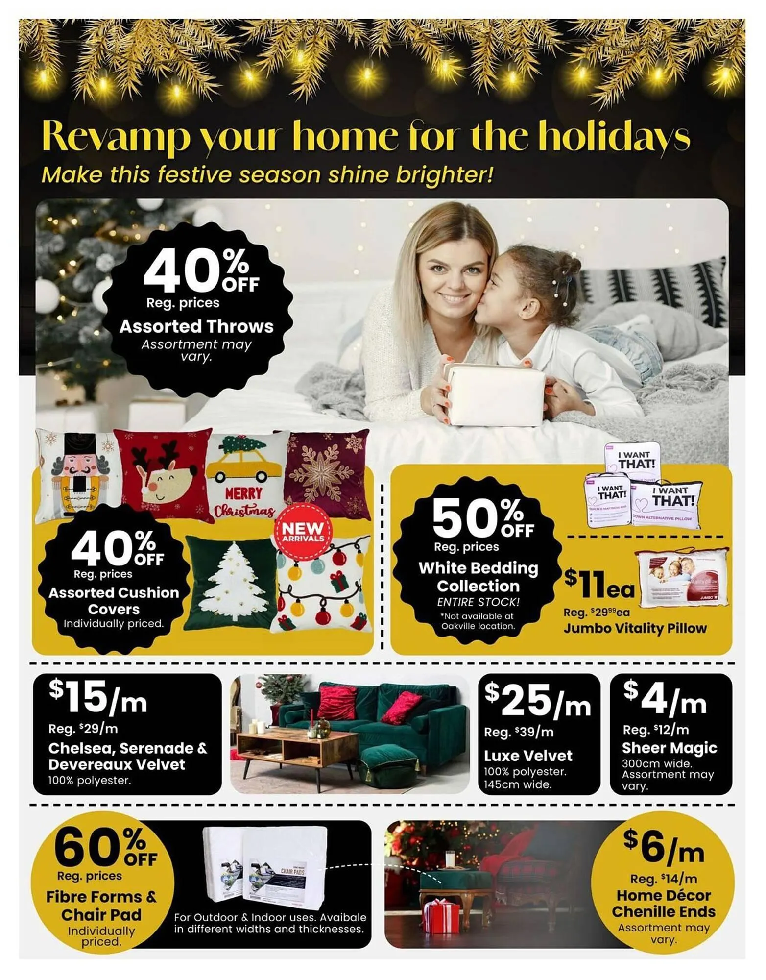 Fabricland flyer from November 1 to November 30 2025 - flyer page 12