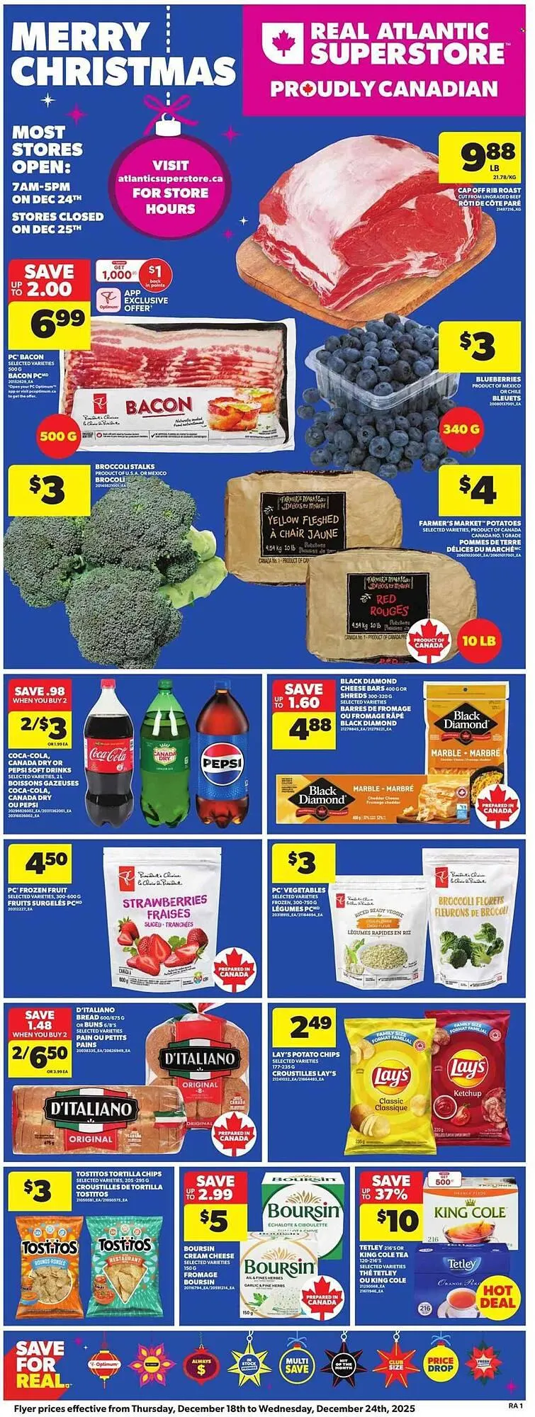 Atlantic Superstore flyer from December 18 to December 24 2025 - flyer page 1
