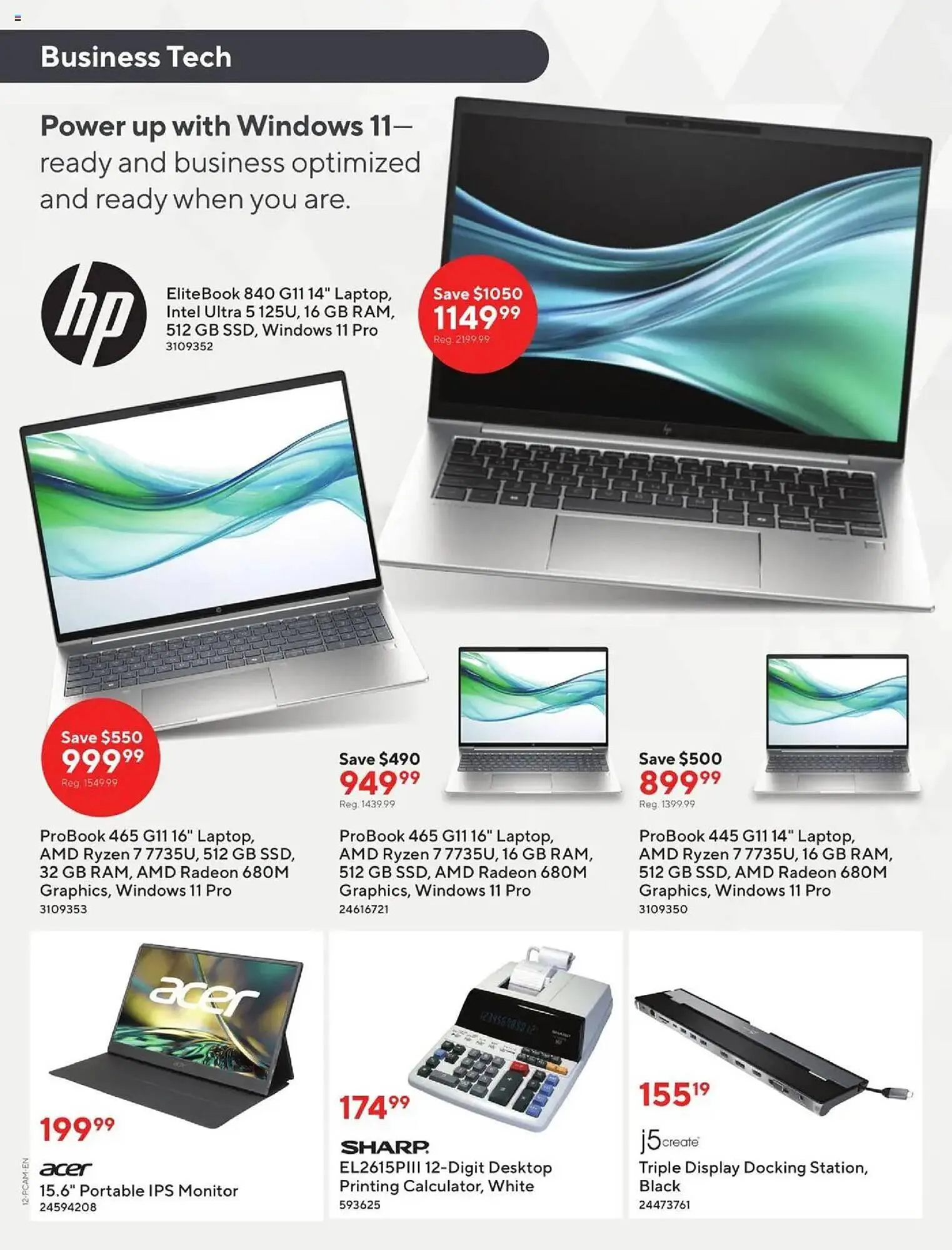 Staples flyer from September 5 to September 19 2025 - flyer page 12