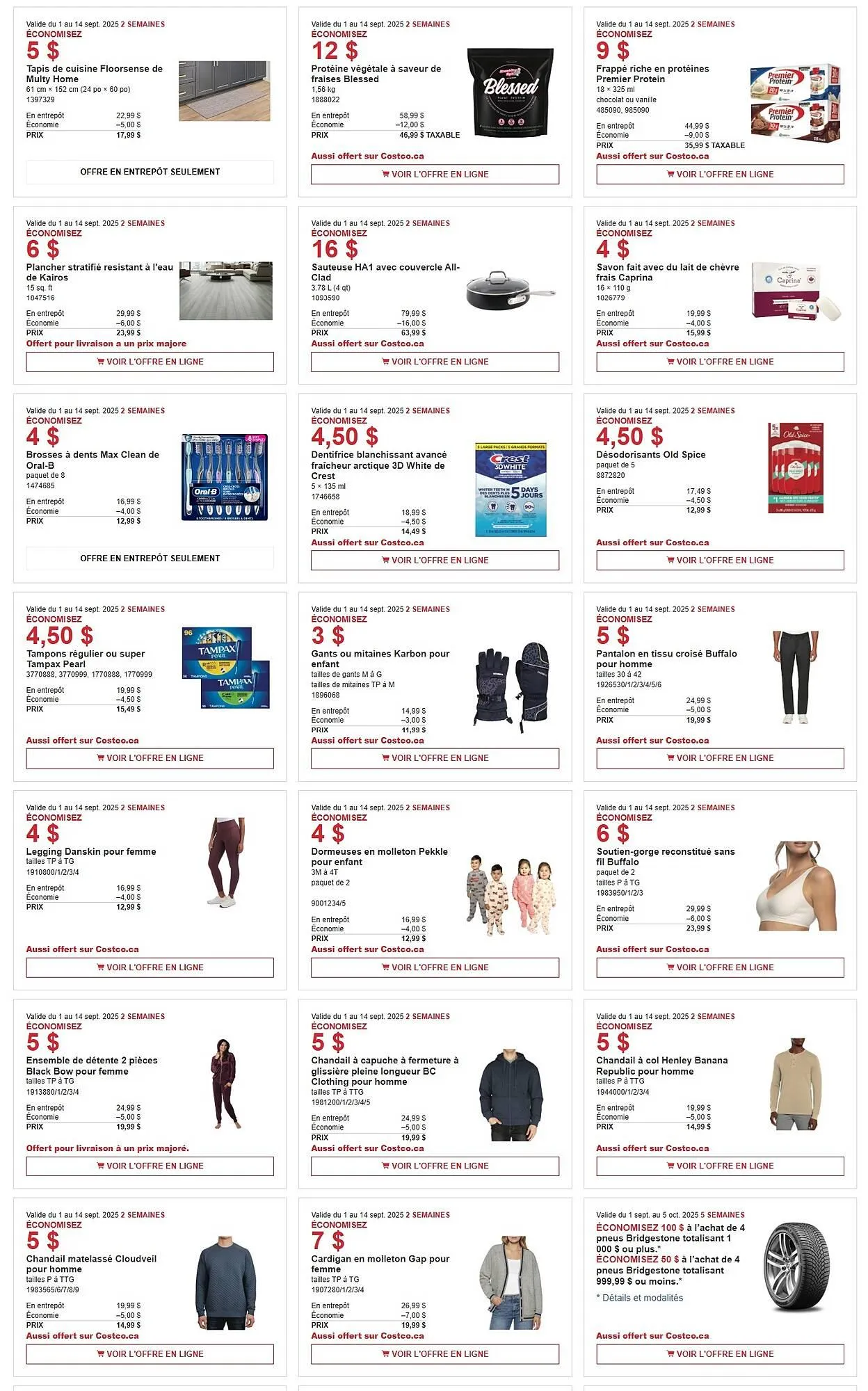 Costco flyer from September 5 to September 11 2025 - flyer page 2