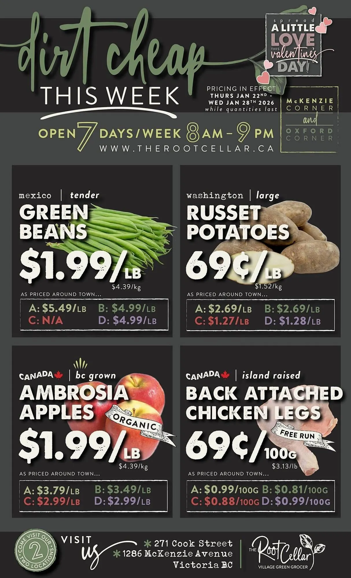 The Root Cellar flyer - 1