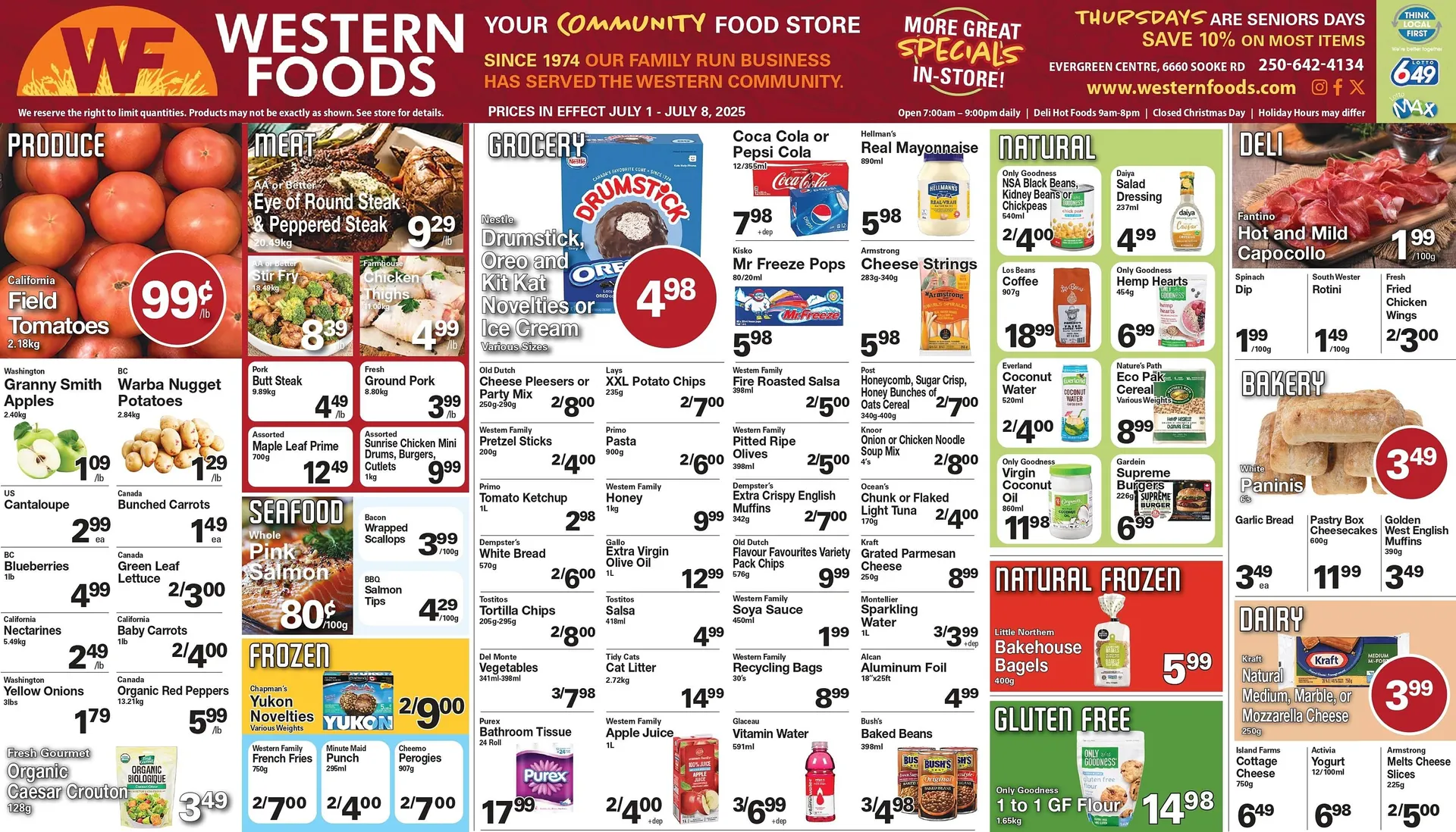 Western Foods flyer - 1