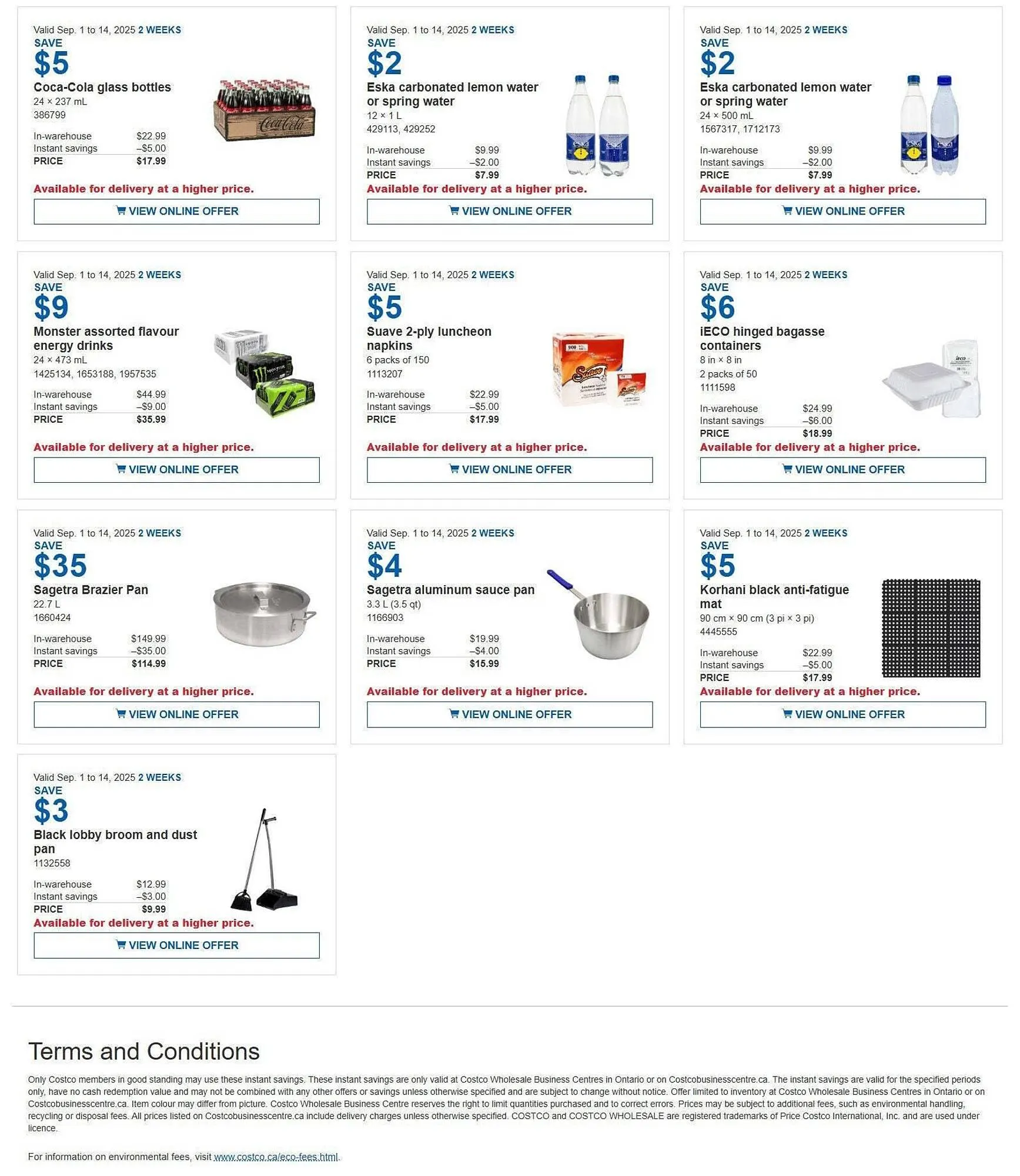 Costco flyer from September 1 to September 15 2025 - flyer page 2