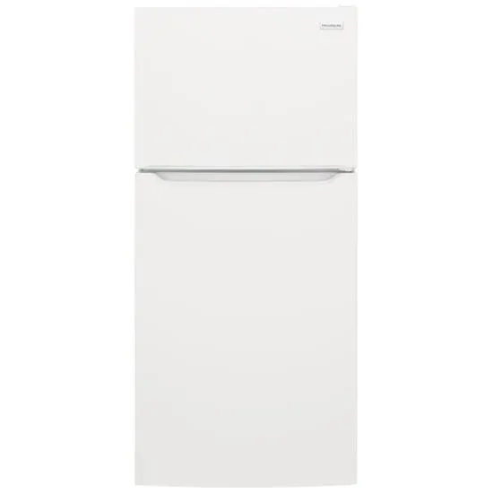 Frigidaire FFTR2045VW Top Freezer Refrigerator, 30 inch Width, 19.6 cu. ft. Capacity, White colour