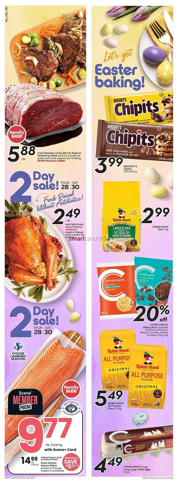 Sobeys flyer from March 27 to April 2 2024 - flyer page 1