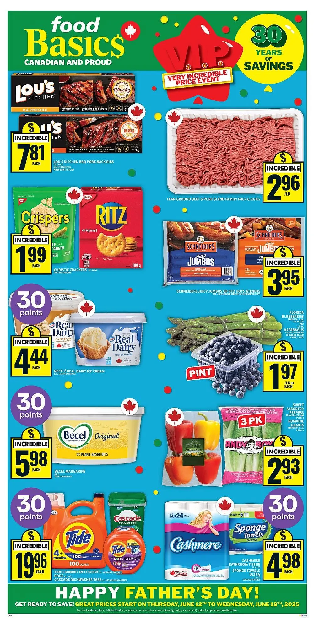 Food Basics flyer from June 12 to June 18 2025 - flyer page 1