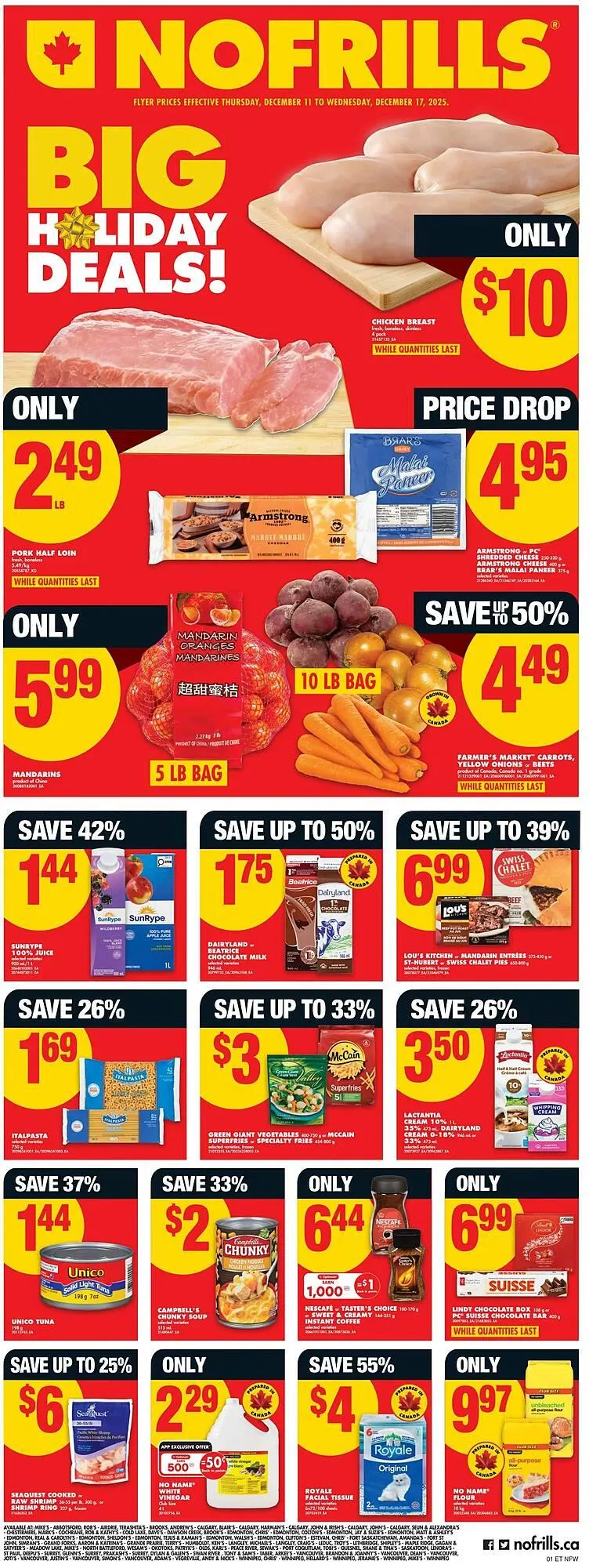 No Frills flyer from December 11 to December 17 2025 - flyer page 1