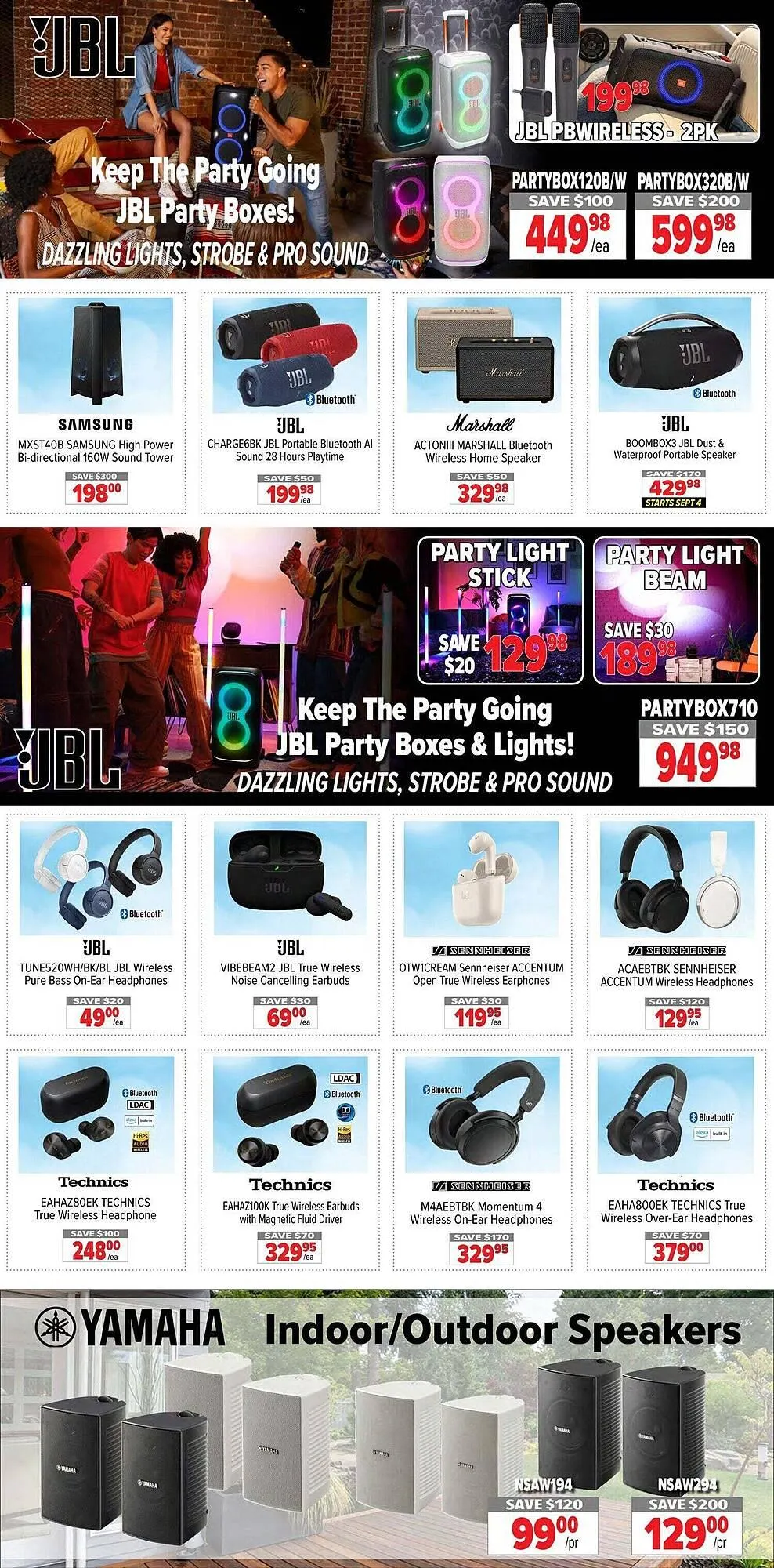 2001 Audio Video flyer from August 28 to September 25 2025 - flyer page 13