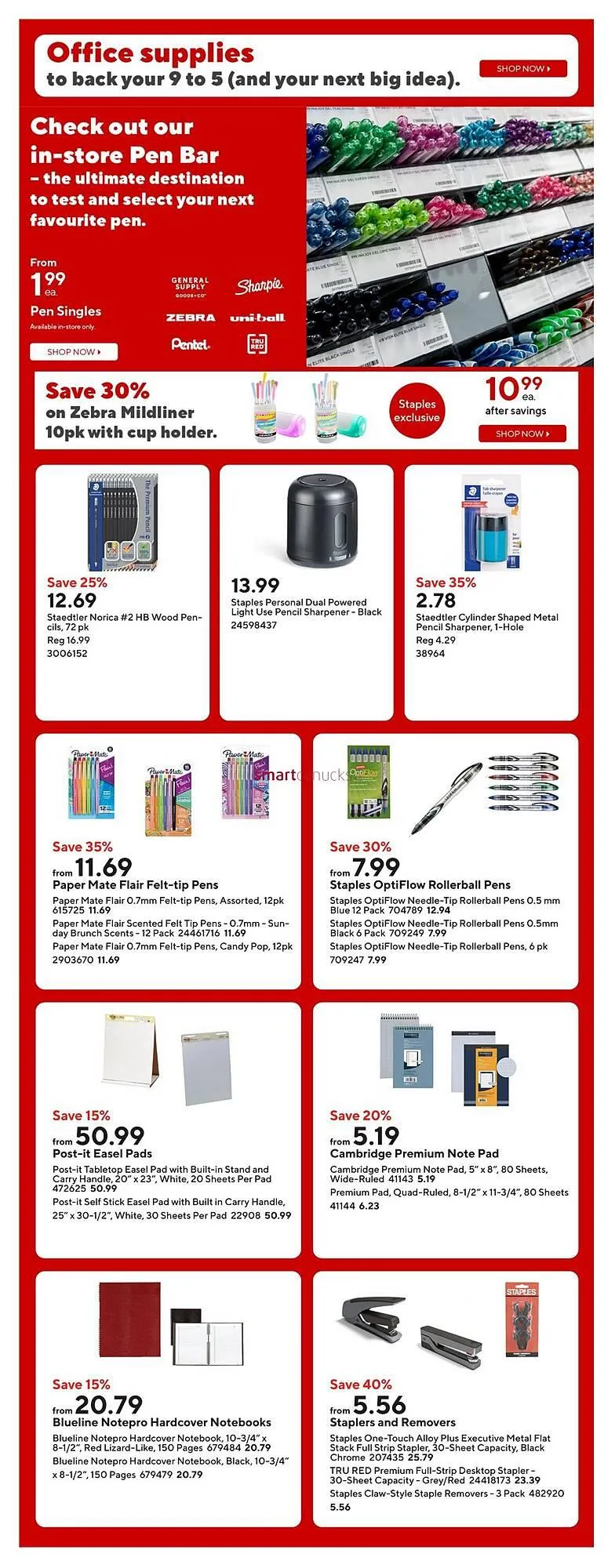 Staples flyer from February 27 to March 5 2026 - flyer page 13