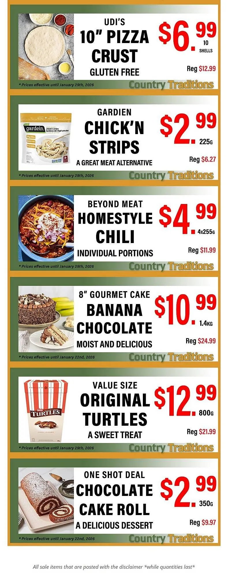 Country Traditions flyer from January 23 to January 29 2026 - flyer page 3