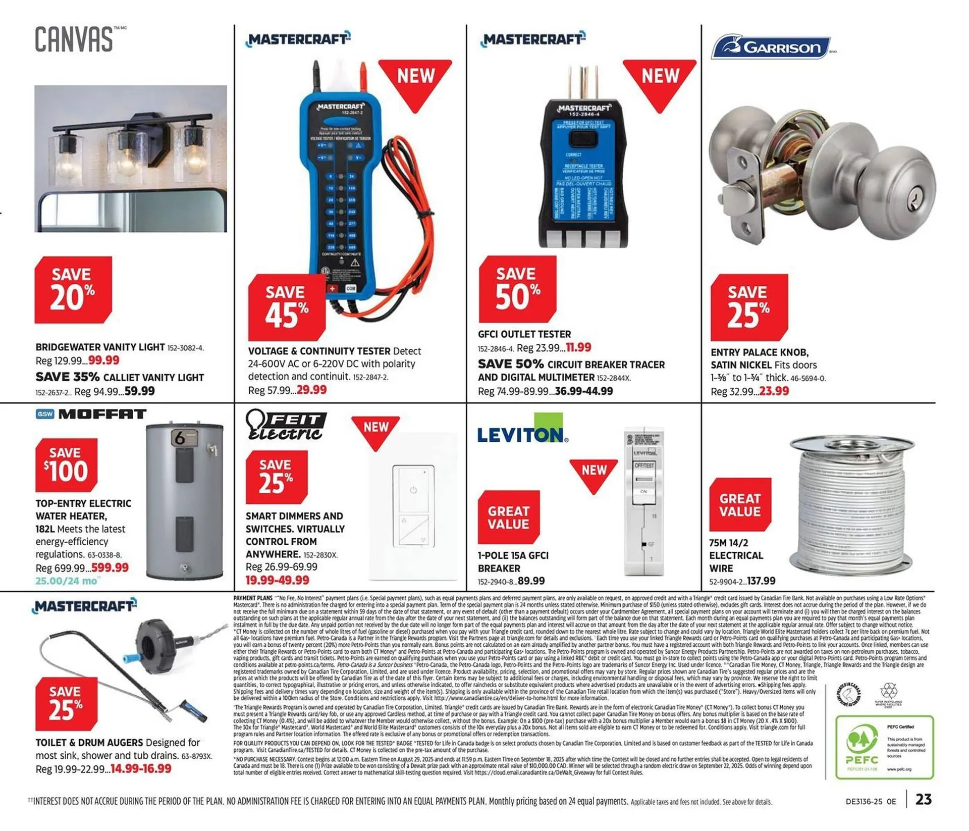 Canadian Tire flyer from August 27 to September 17 2025 - flyer page 23