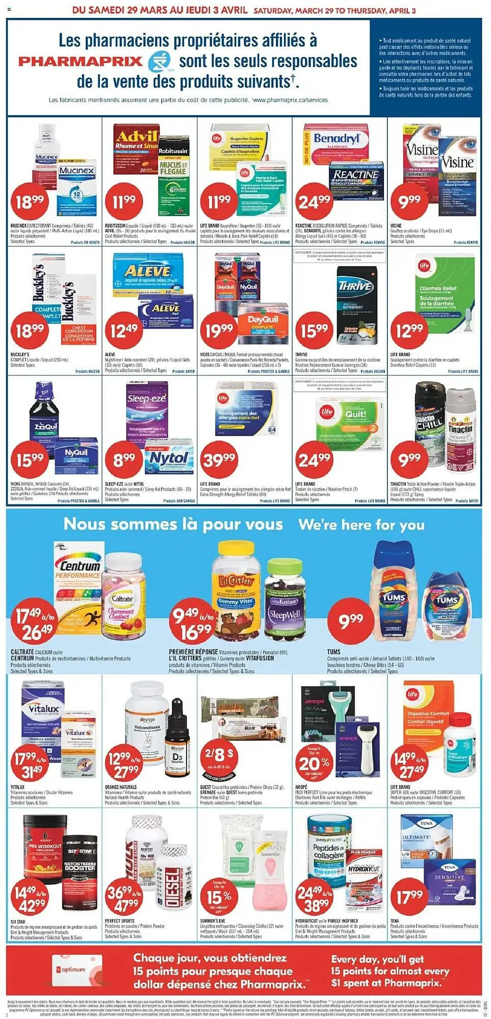 Pharmaprix flyer from March 29 to April 3 2025 - flyer page 3
