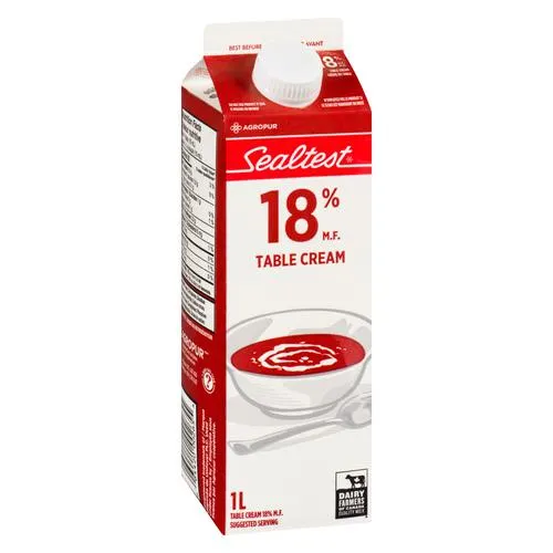 Sealtest 18%, Table Cream, 1l