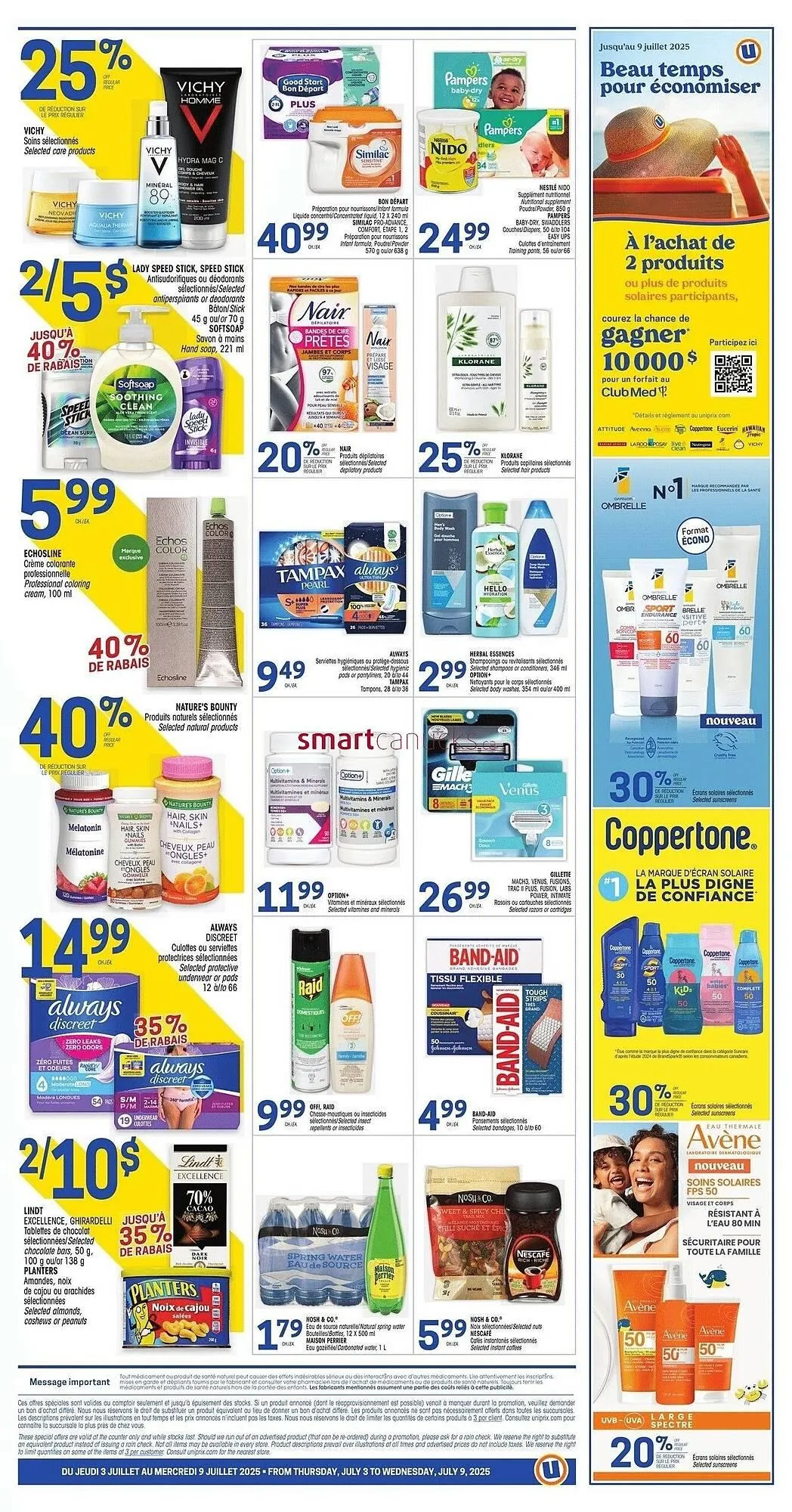 Uniprix flyer from July 3 to July 9 2025 - flyer page 2