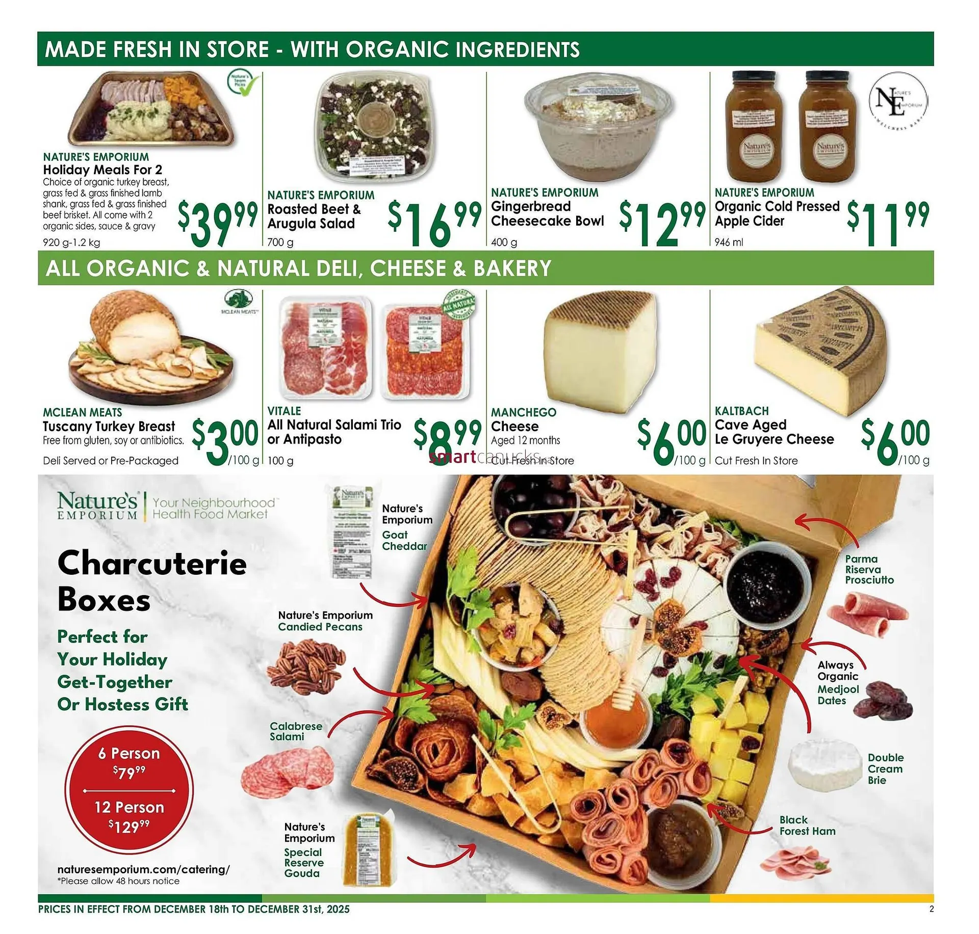 Nature's Emporium flyer from December 18 to December 31 2025 - flyer page 2