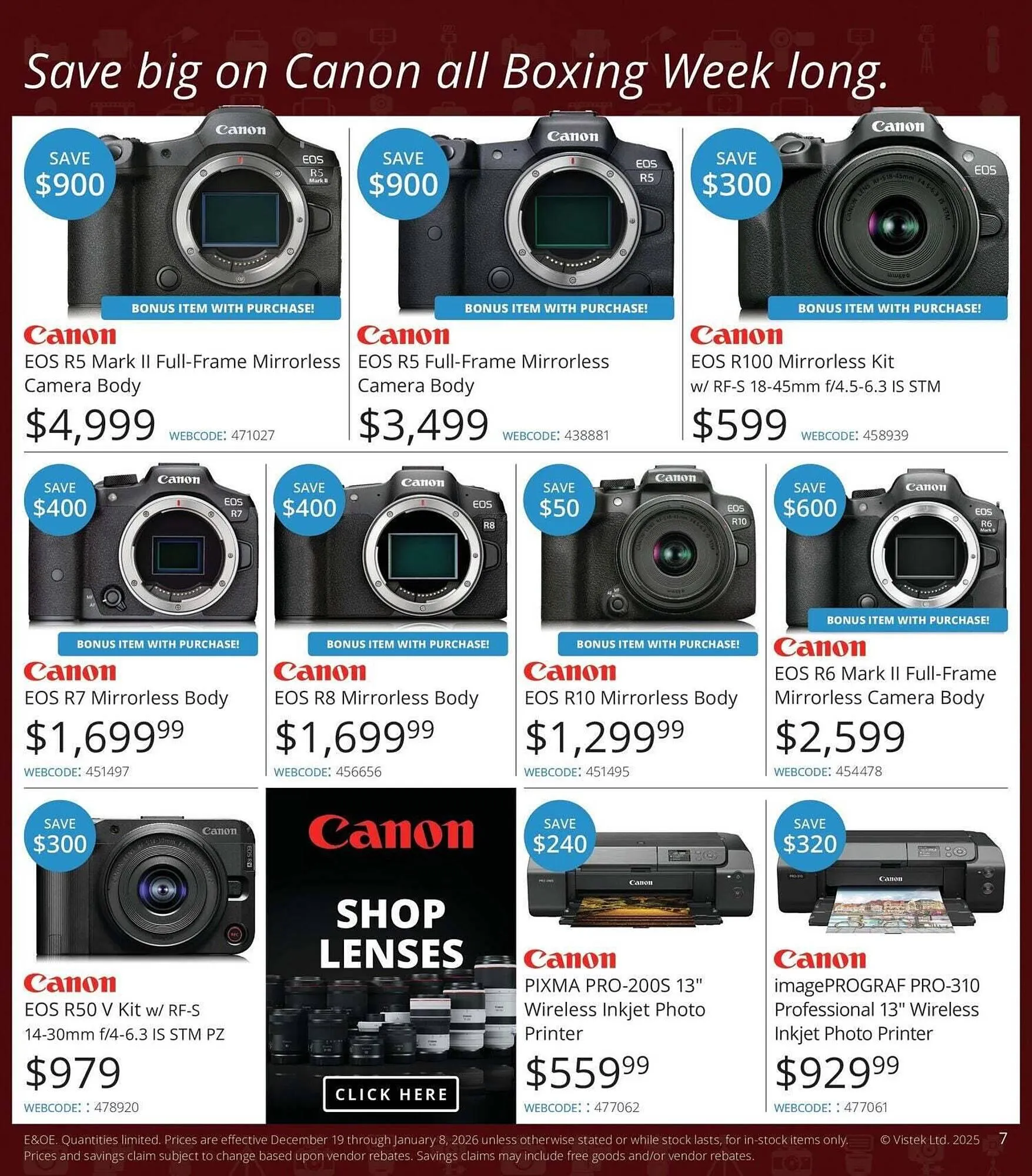 Vistek flyer from December 19 to December 27 2025 - flyer page 7