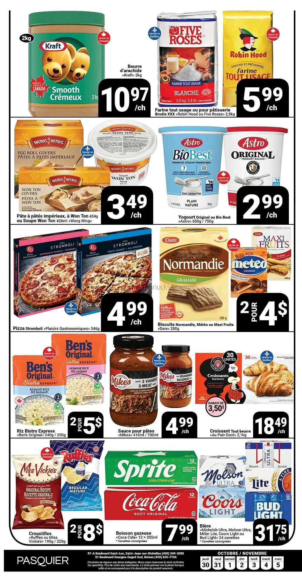 Pasquier flyer from October 30 to November 5 2025 - flyer page 9