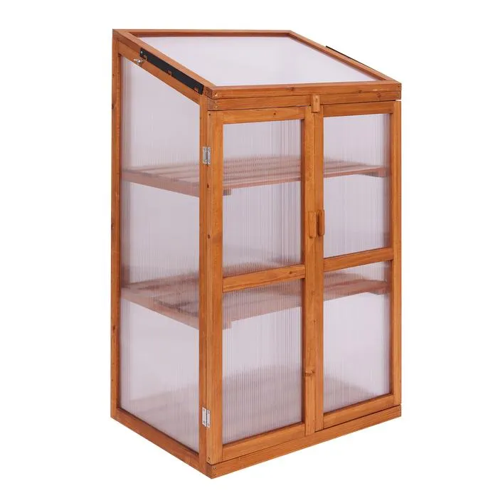 Backyard Farmer Timber Locker Greenhouse