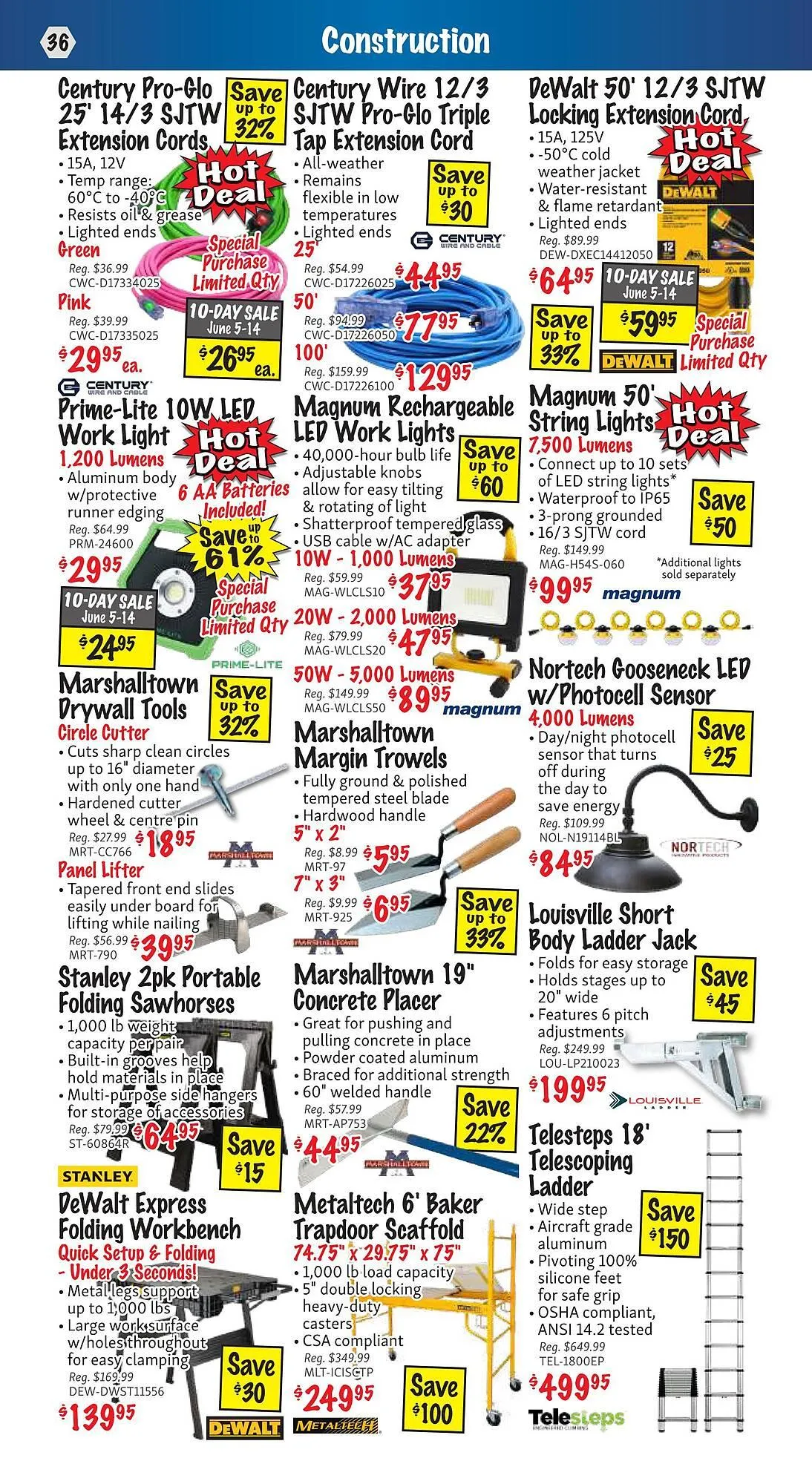 KMS Tools flyer from June 1 to June 30 2025 - flyer page 36