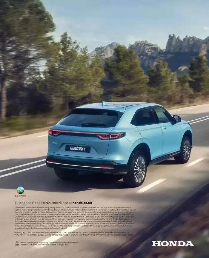 Honda e:Ny1 from February 28 to February 28 2026 - flyer page 58