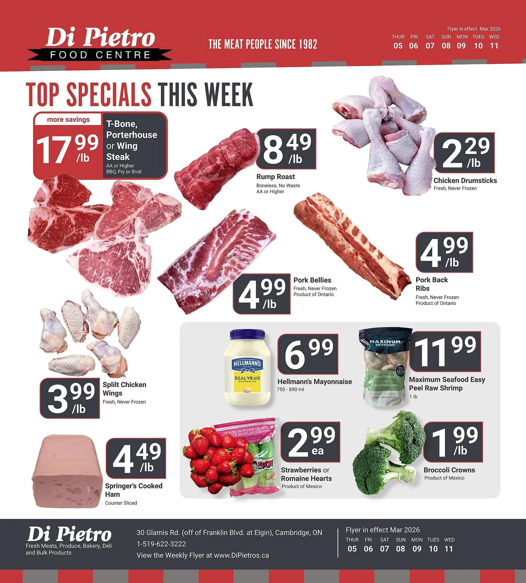 Di Pietro flyer from March 5 to March 11 2026 - flyer page 1