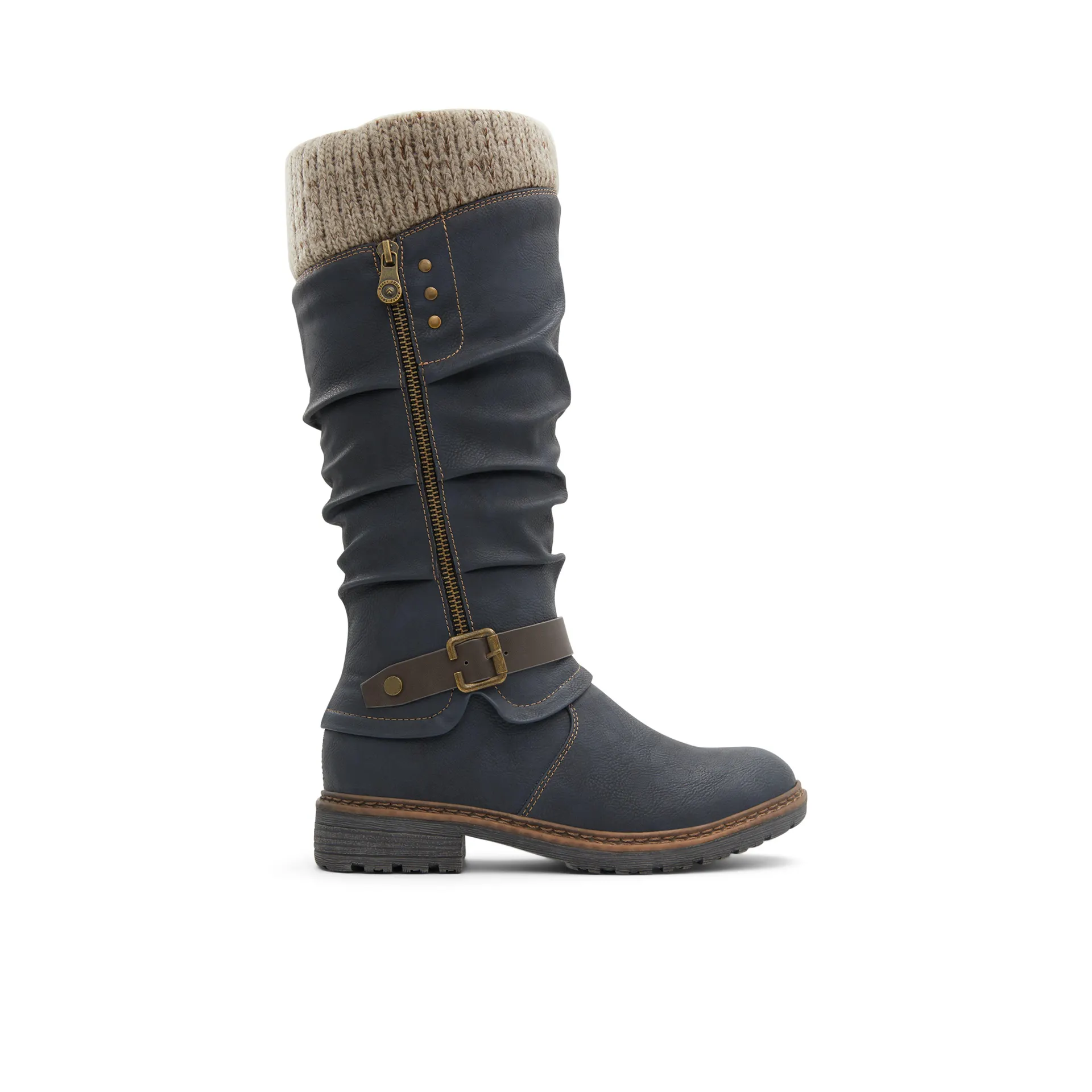 Mid-Calf Boots - Flat Heel