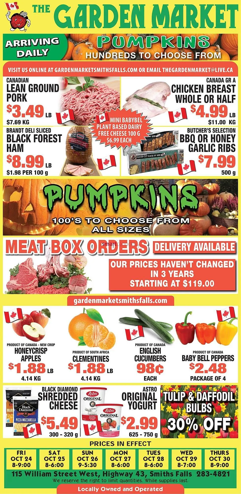 The Garden Market flyer from October 24 to October 30 2025 - flyer page 1