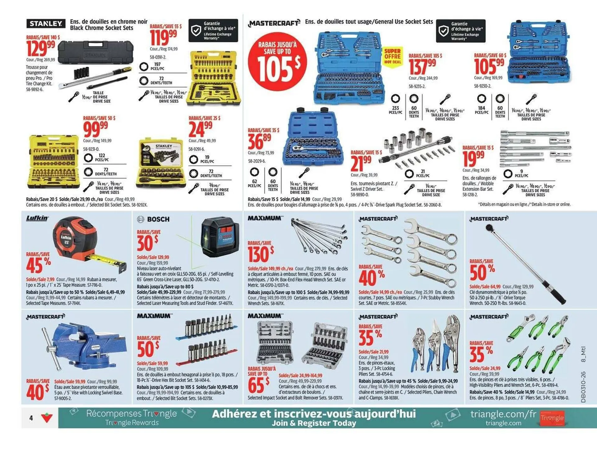 Canadian Tire flyer from March 5 to March 26 2026 - flyer page 4