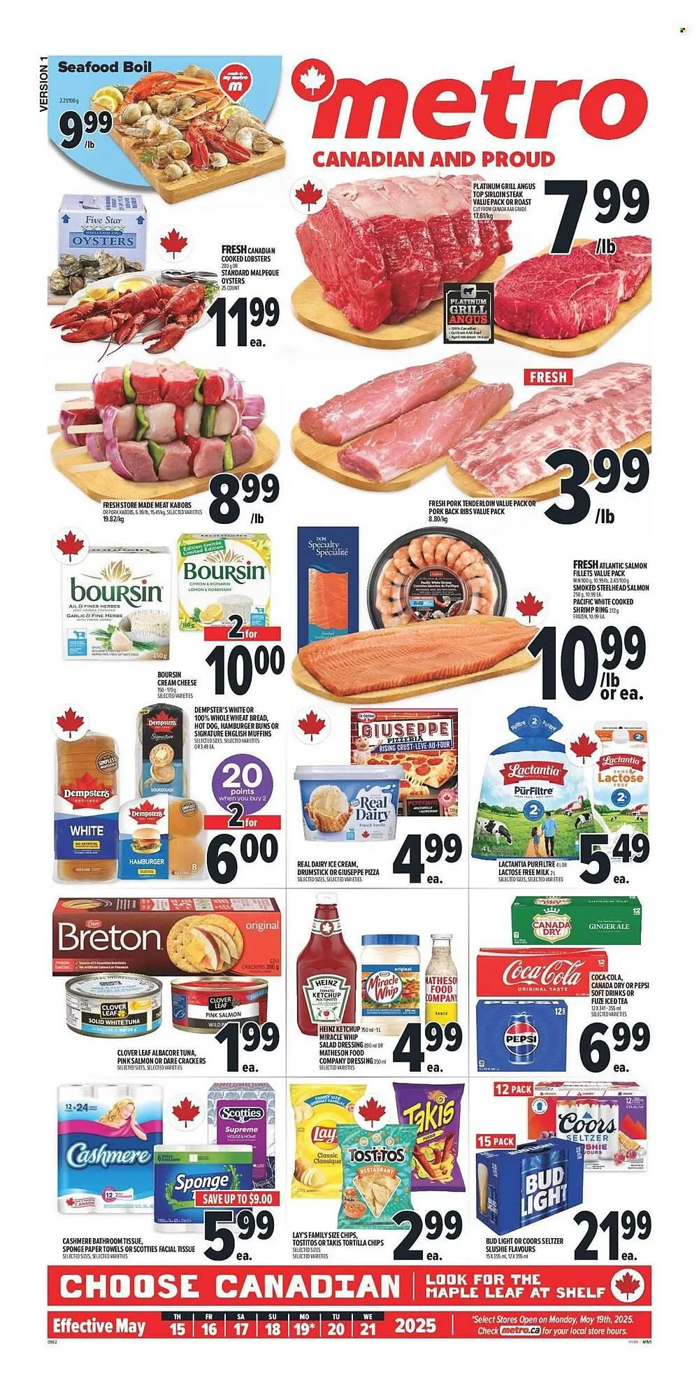 Metro flyer from May 15 to May 21 2025 - flyer page 1