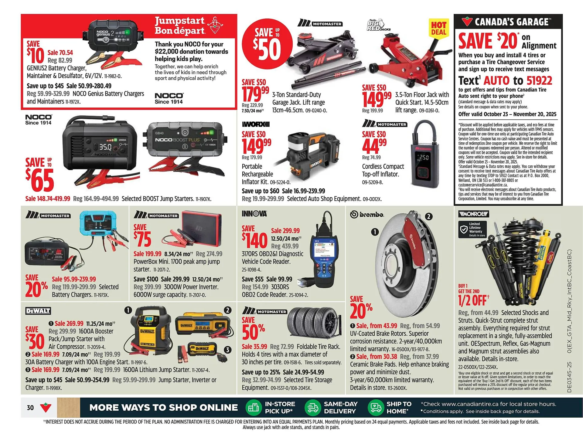 Canadian Tire flyer from October 30 to December 5 2025 - flyer page 30