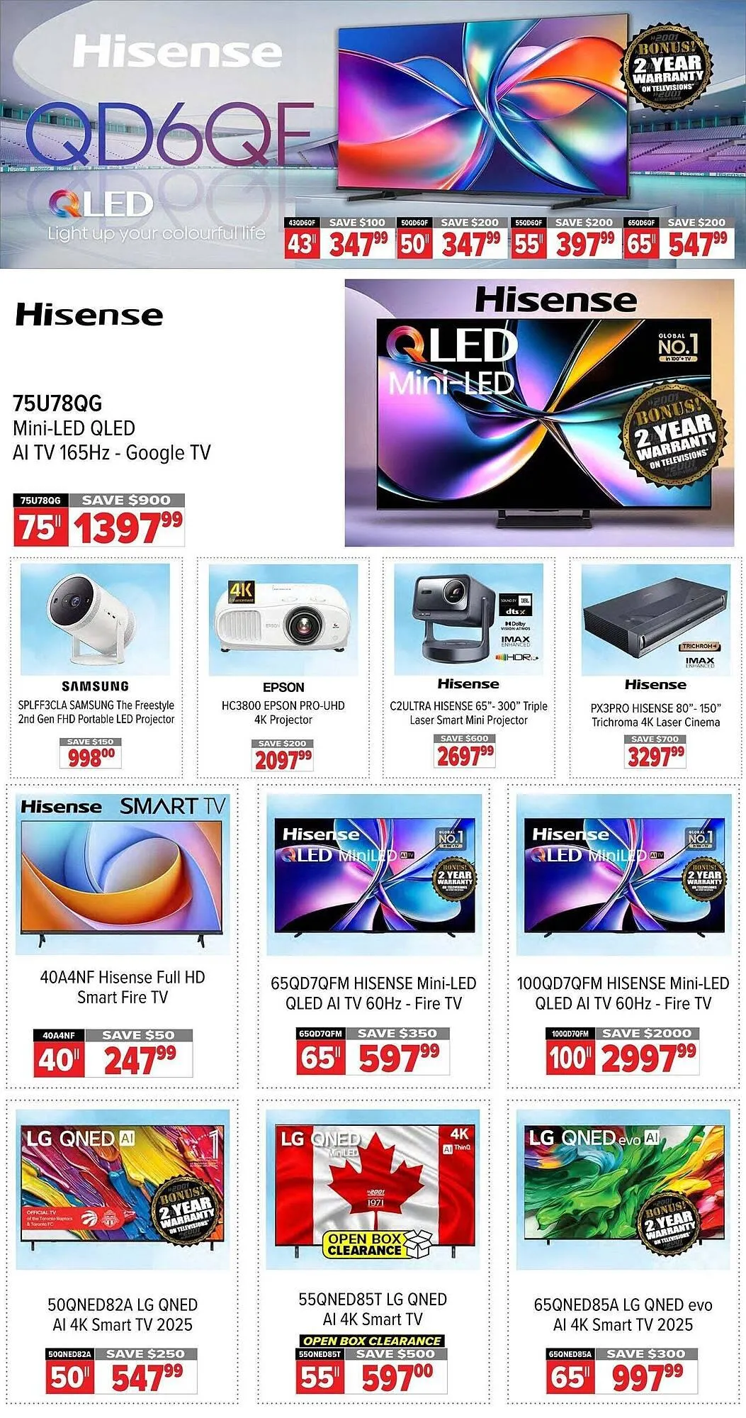 2001 Audio Video flyer from March 20 to March 27 2026 - flyer page 2