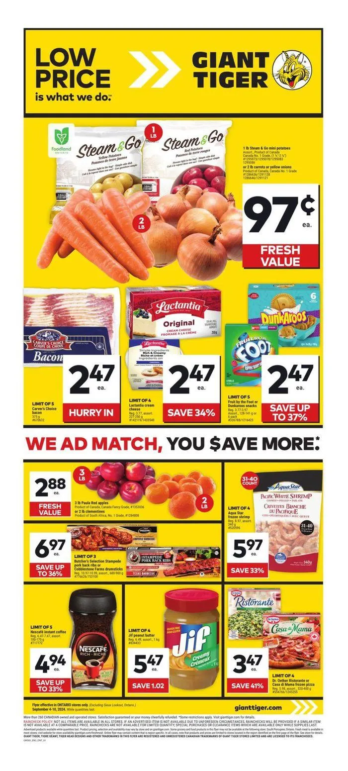 Great offer for all customers from September 4 to September 10 2024 - flyer page 1